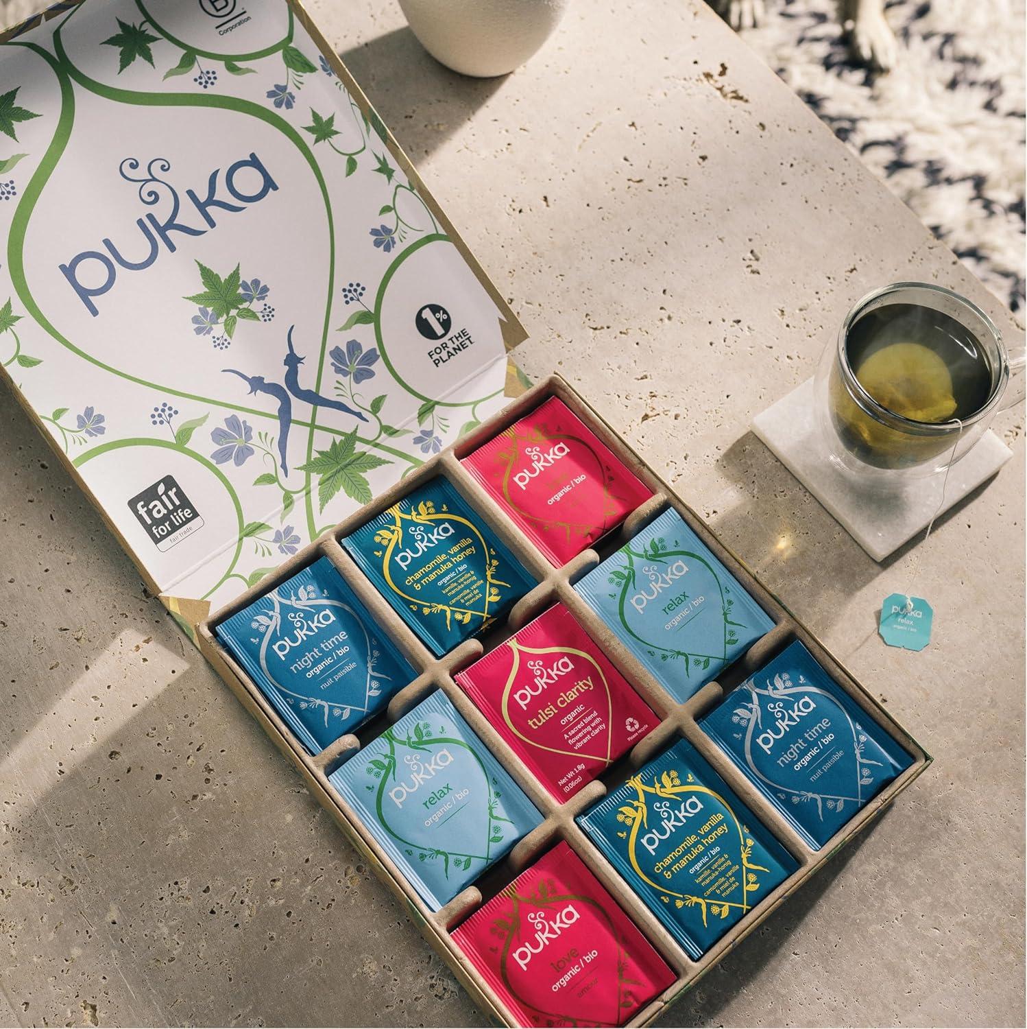 Coffret de thés Pukka Relax Bio - 45 sachets