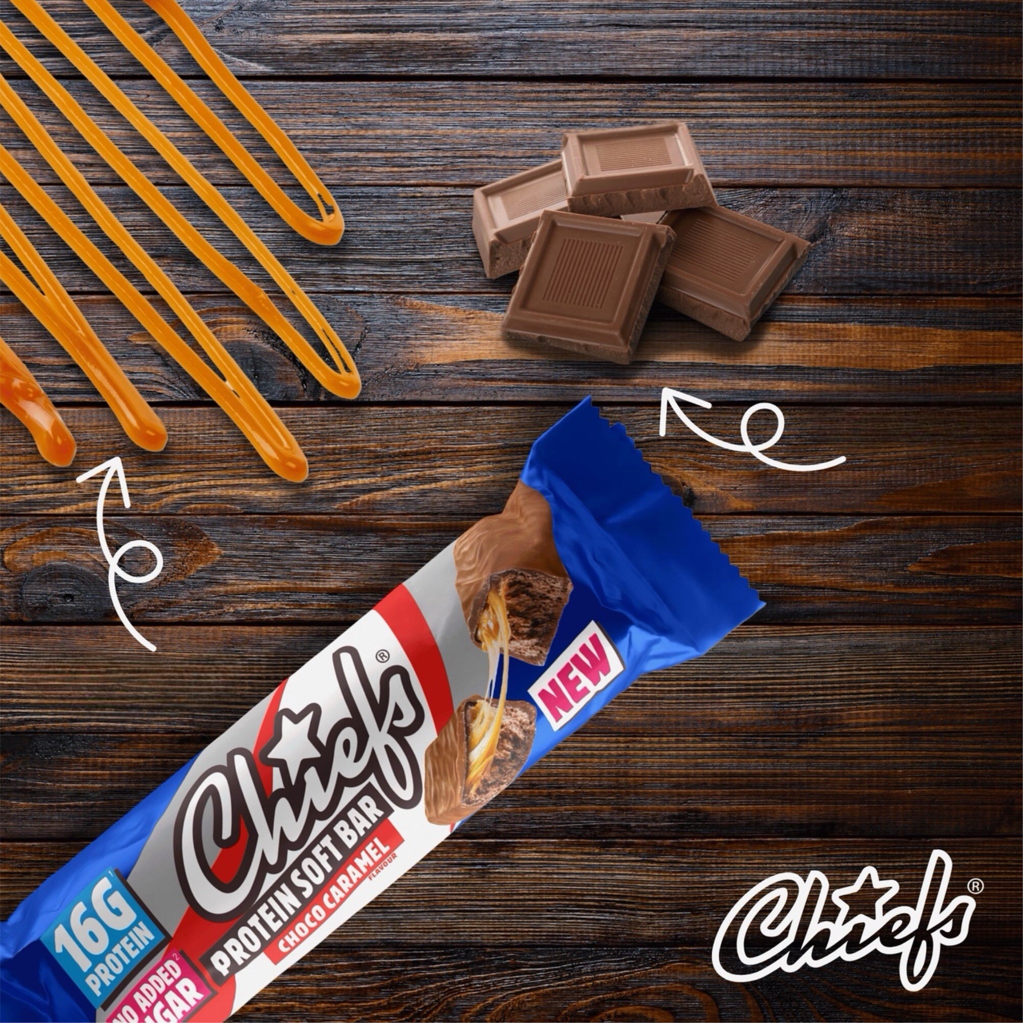 Protein Riegel Choco Caramel 55g