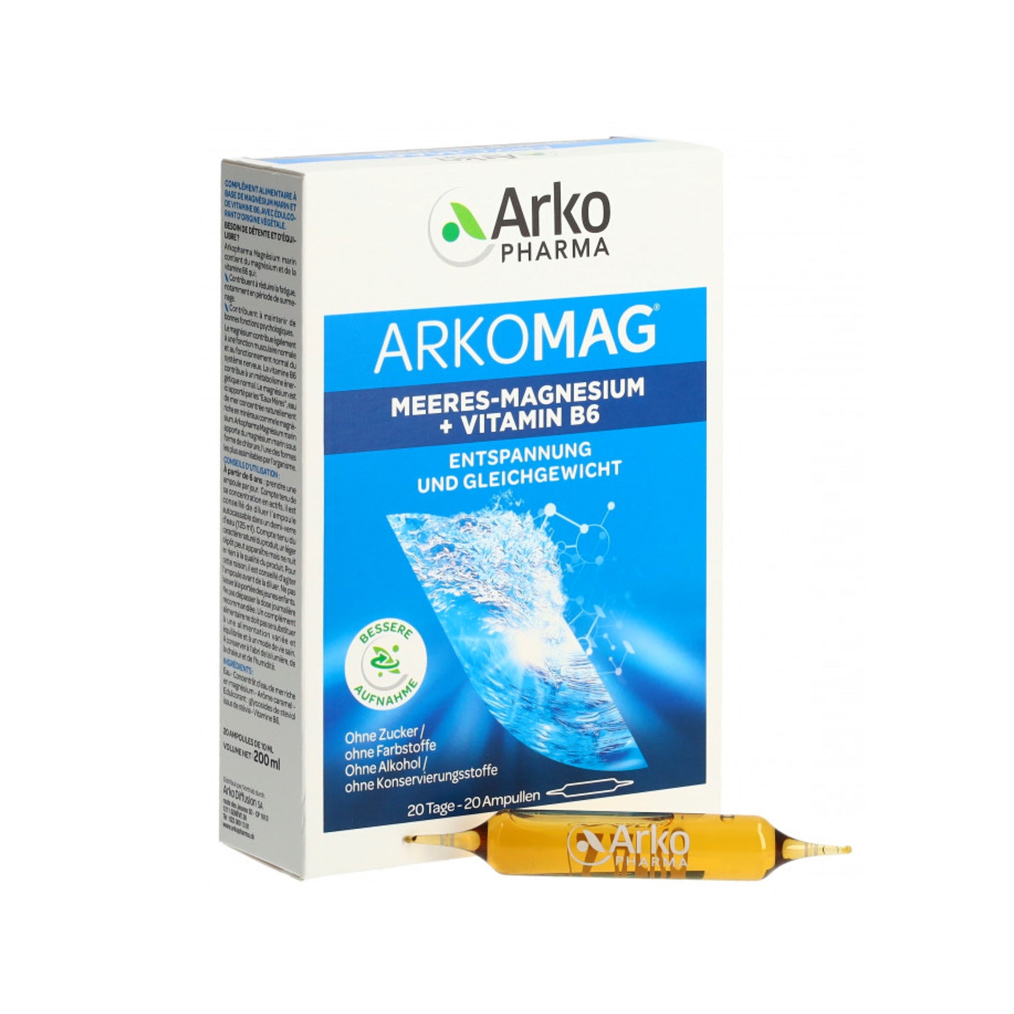 Arkomag Marines Magnesium 20 Ampullen - 200ml