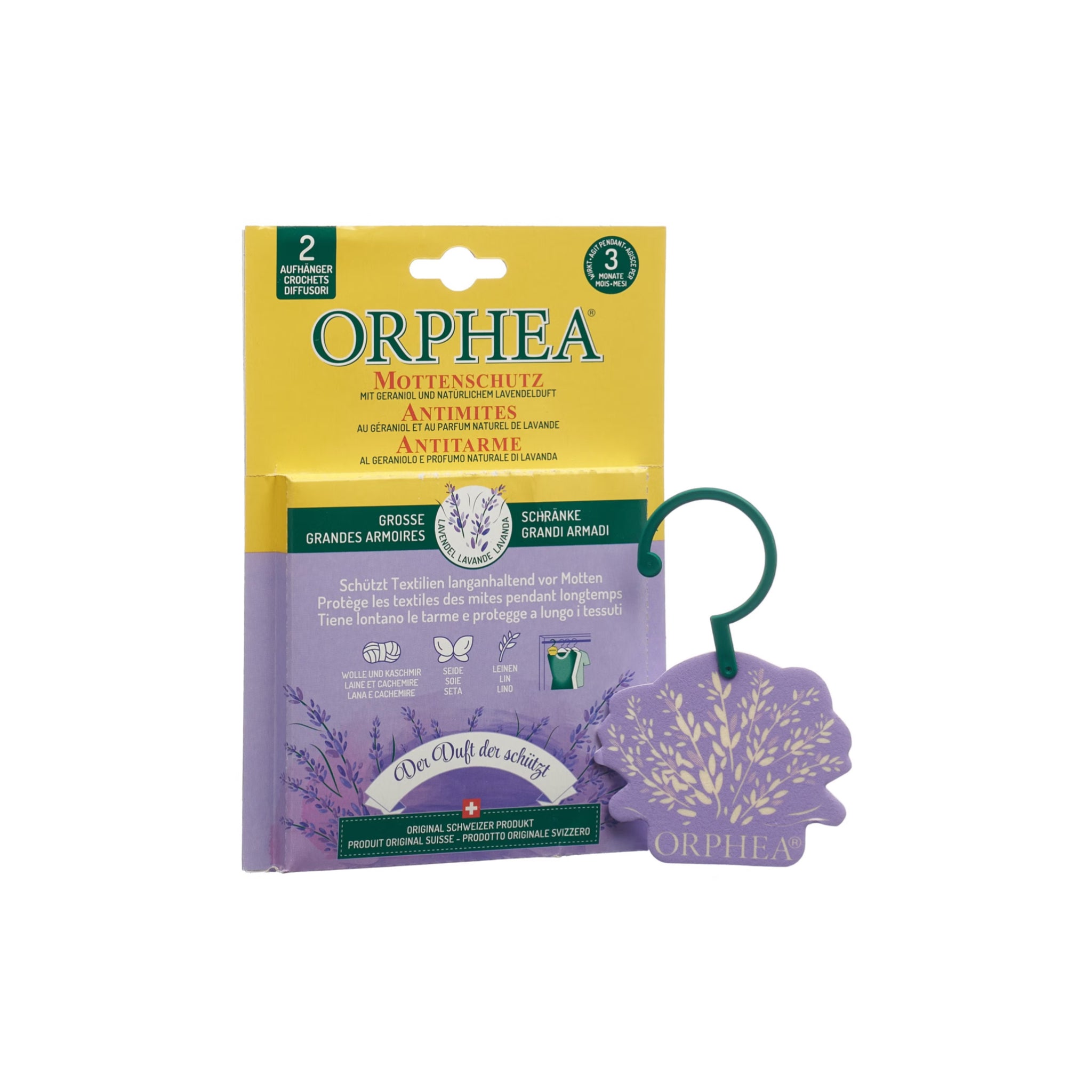 Mottenschutz Aufhänger Lavendel - 2er Pack