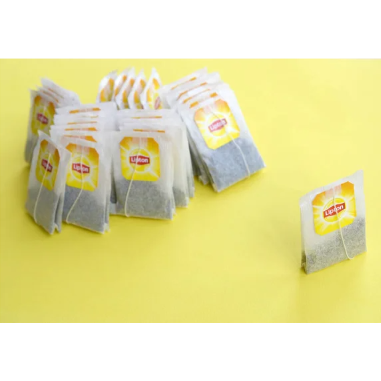 Thé noir Lipton, étiquette jaune, paquet de 50 à 100 g