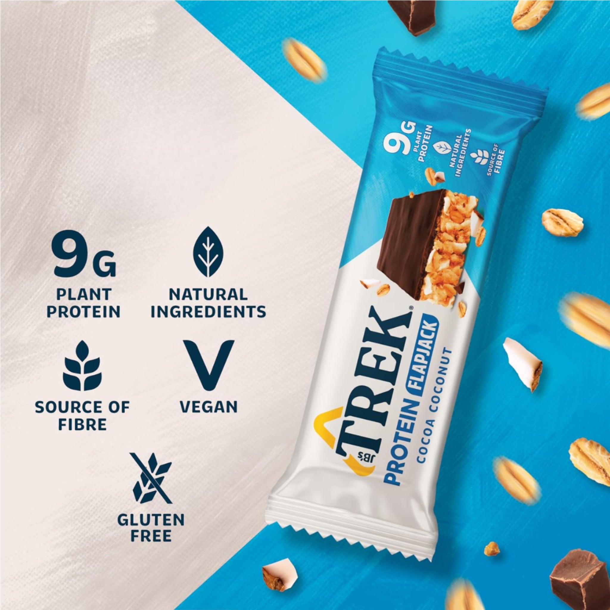 Barre protéinée cacao-noix de coco 50 g