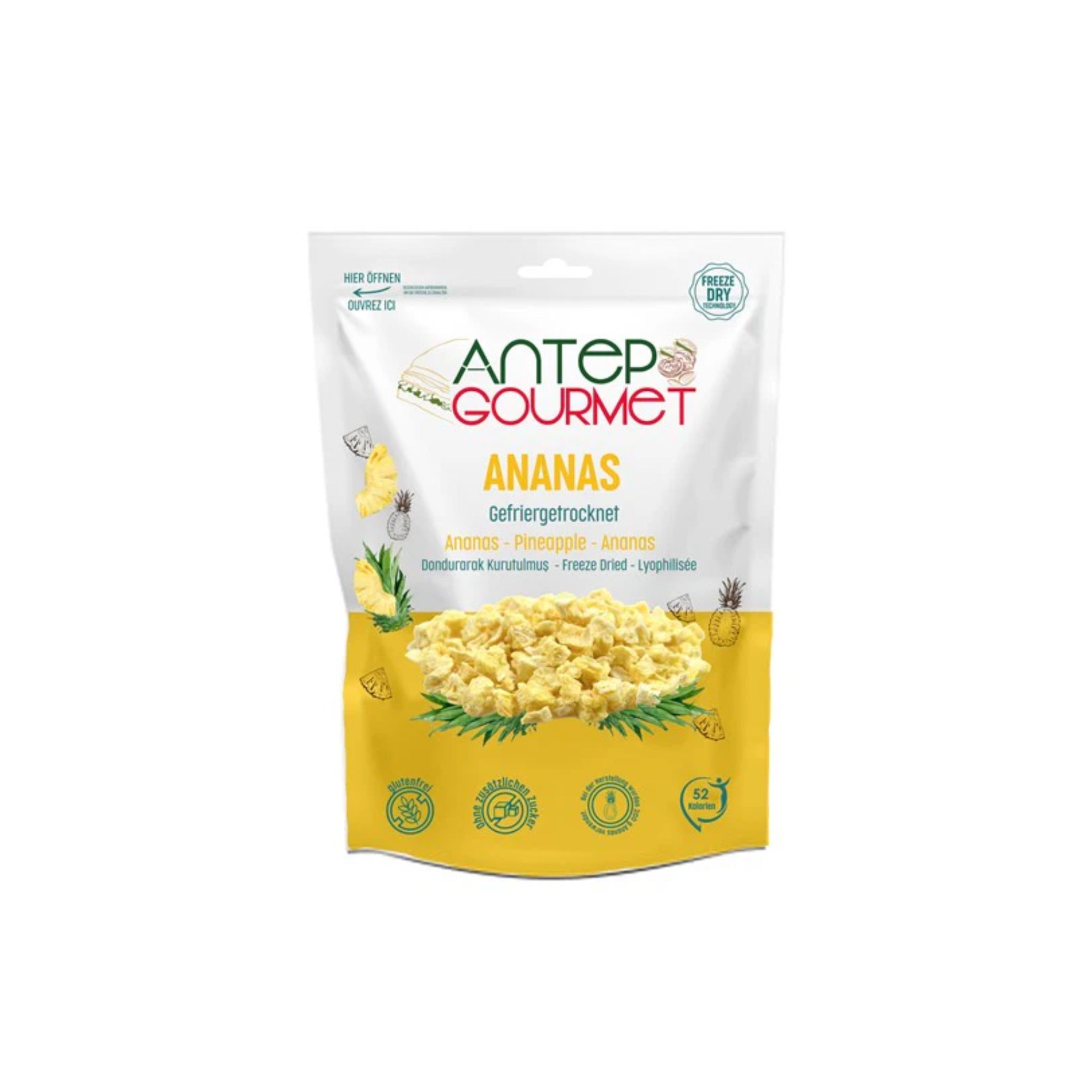 Ananas gefriergetrocknet 15g