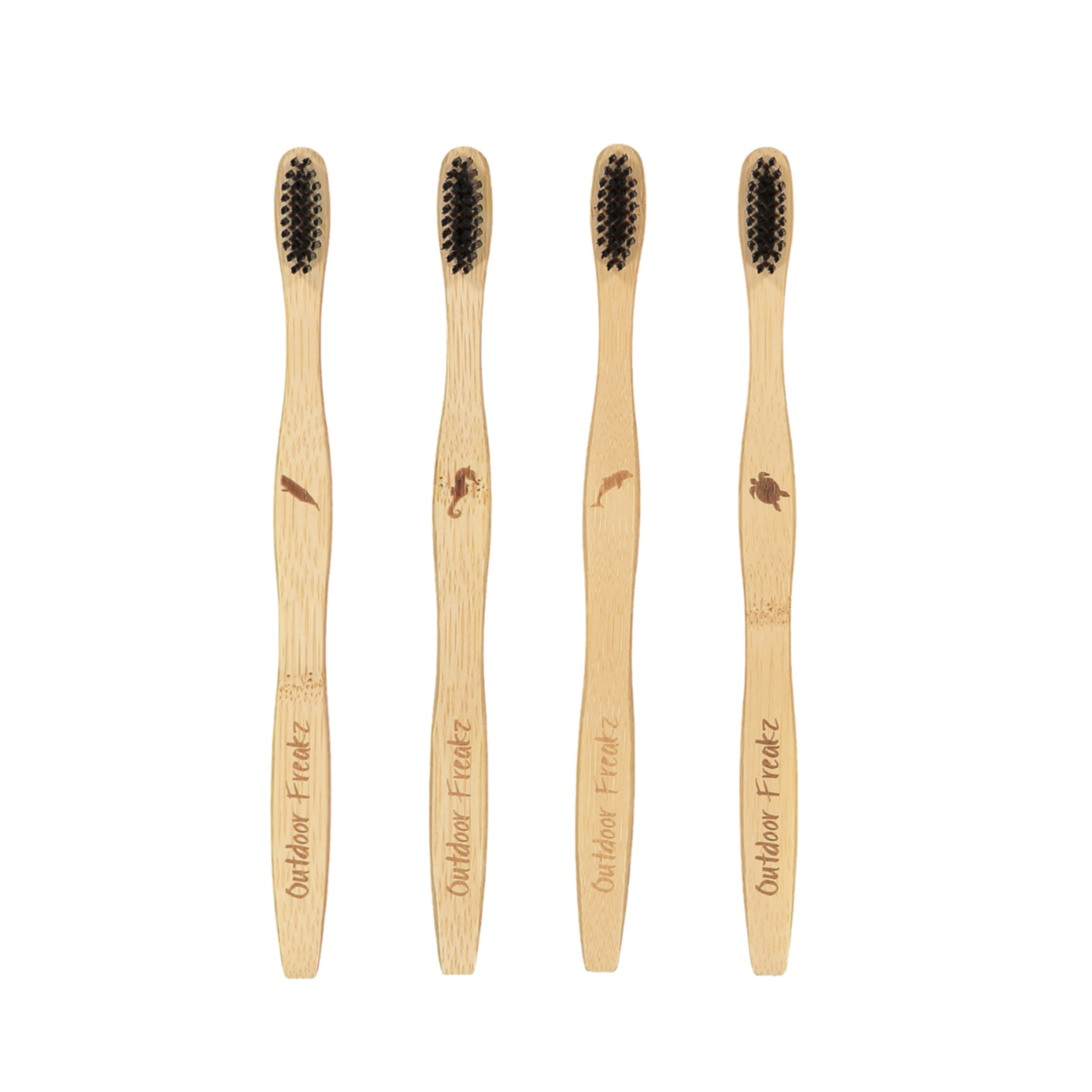 Brosse à dents Bamboo Wave - Lot de 4
