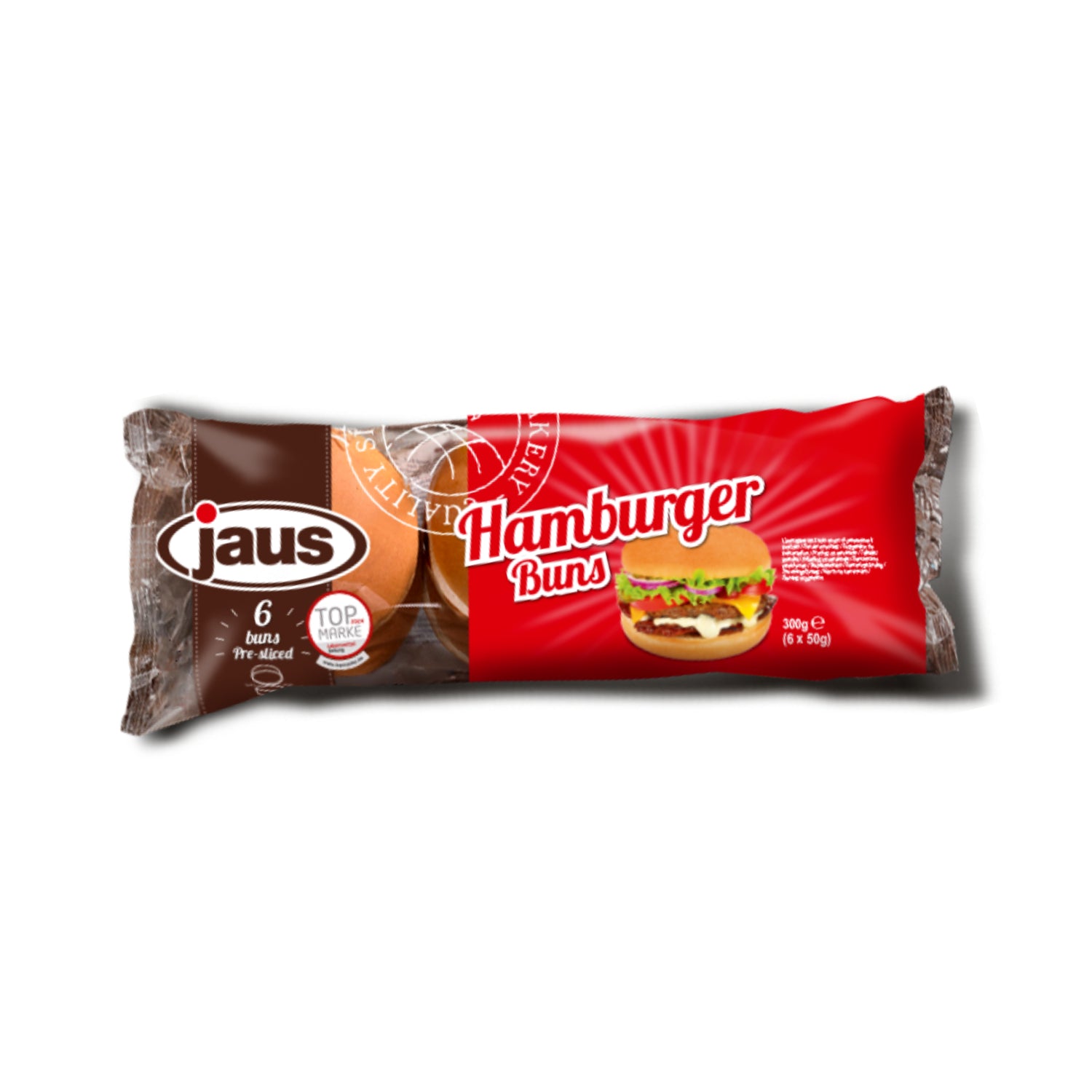 Hamburger Buns geschnitten 6er Pack - 300g