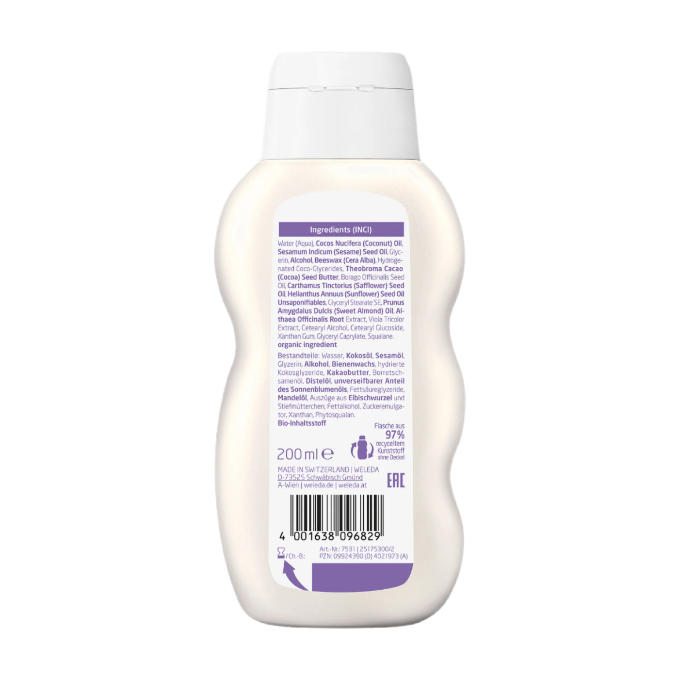 Pflegelotion Weisse Malve Bio 200ml