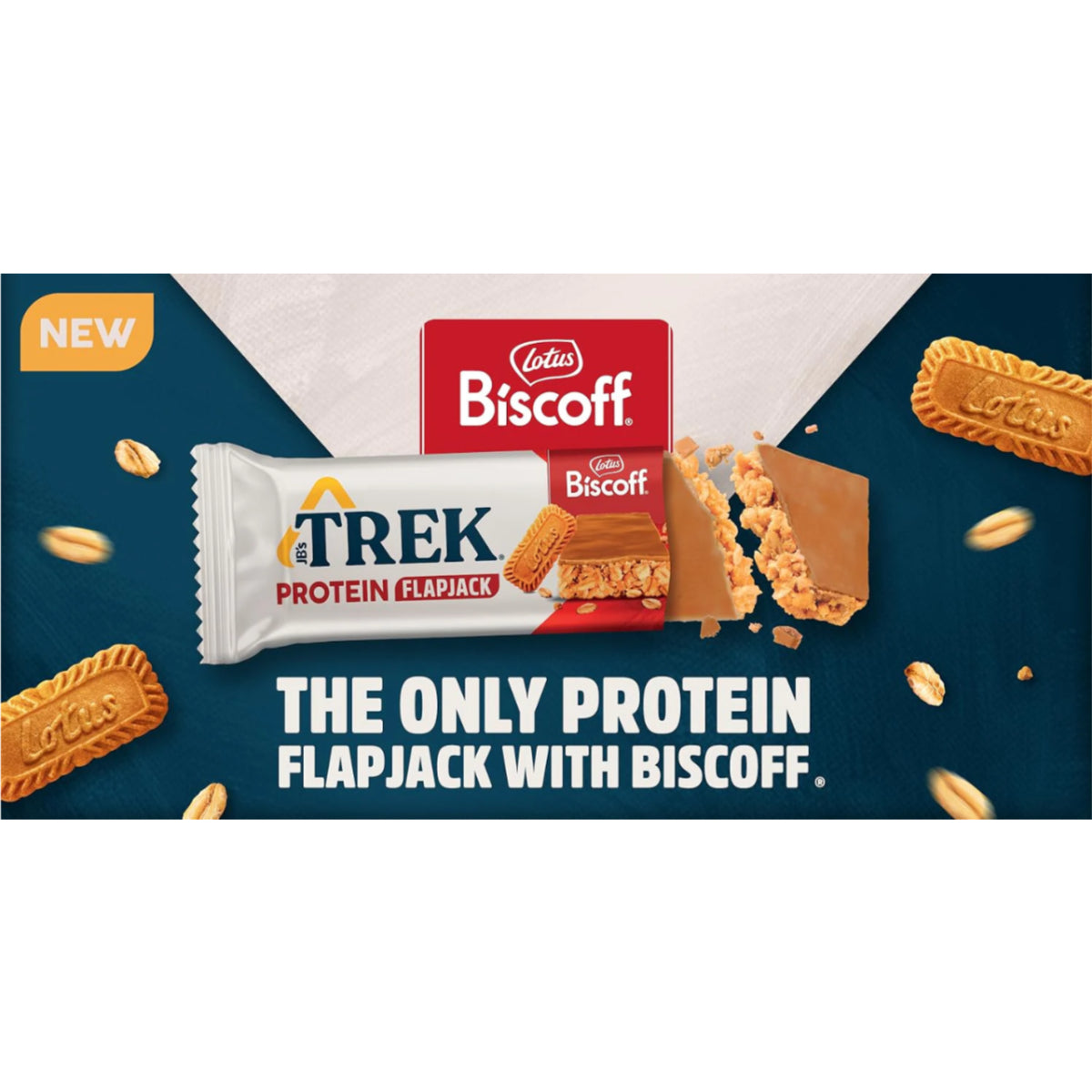 Barre protéinée Biscuit Biscoff, paquet de 3 - 150 g