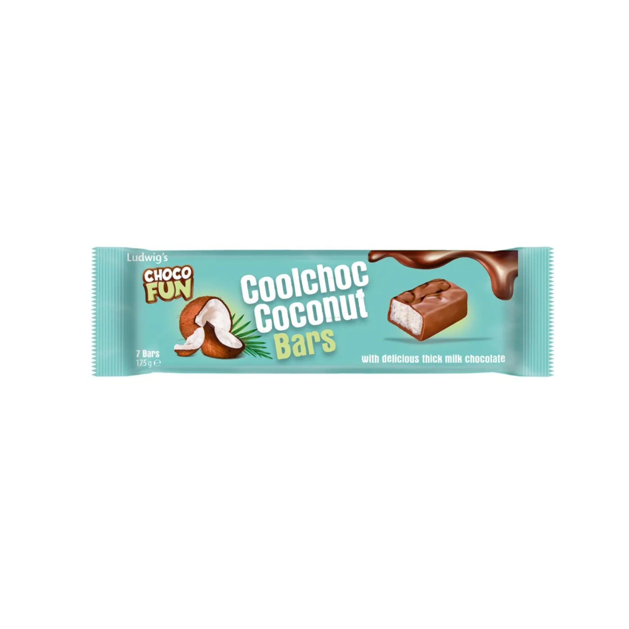 Schokoriegel Coolchoc und Kokosnuss 175g