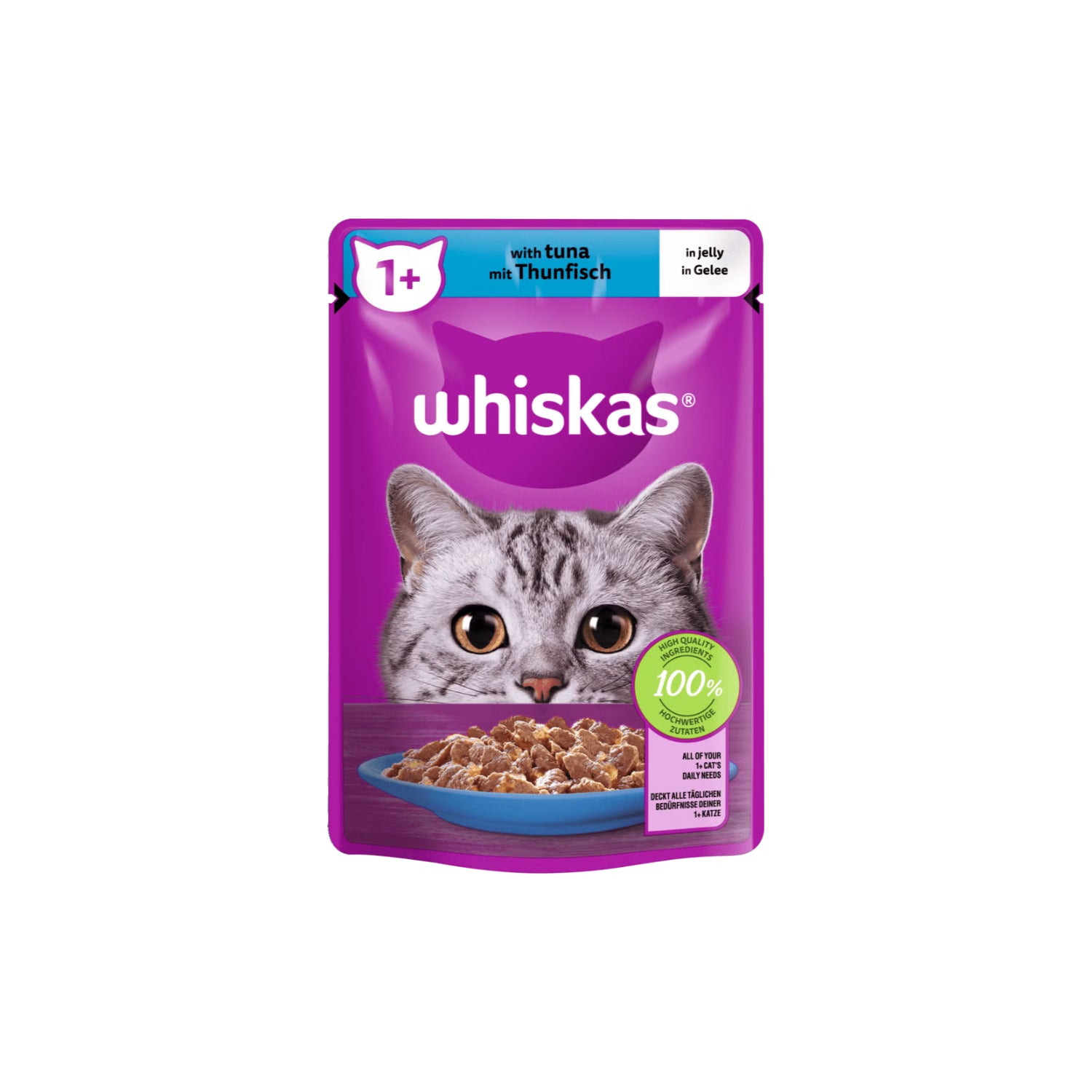 Nourriture humide pour chat Sélection mixte en gelée 1+ - 12 x 85 g