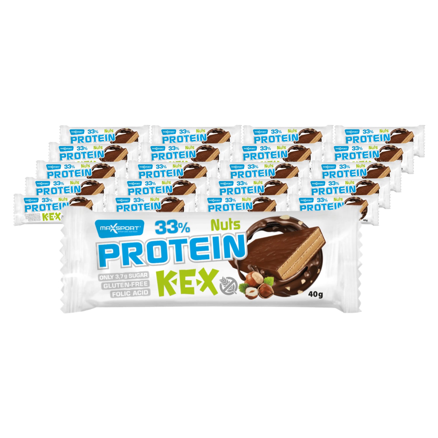 Proteinriegel Kex Nüsse 20 x 40g