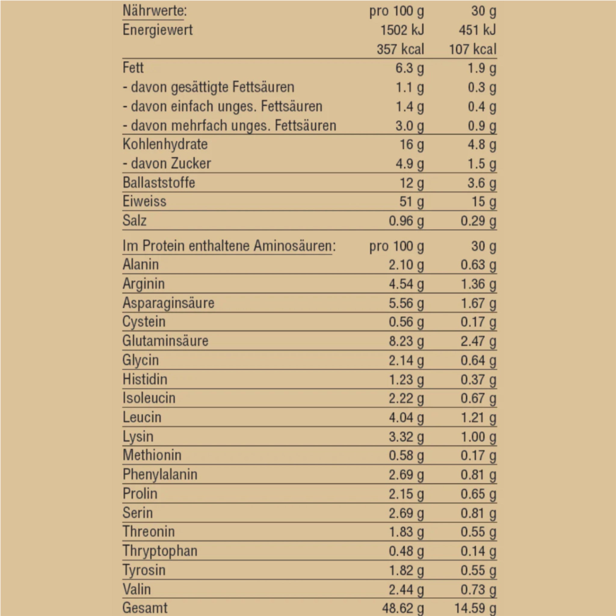 Proteinpulver Vanille Bio 450g