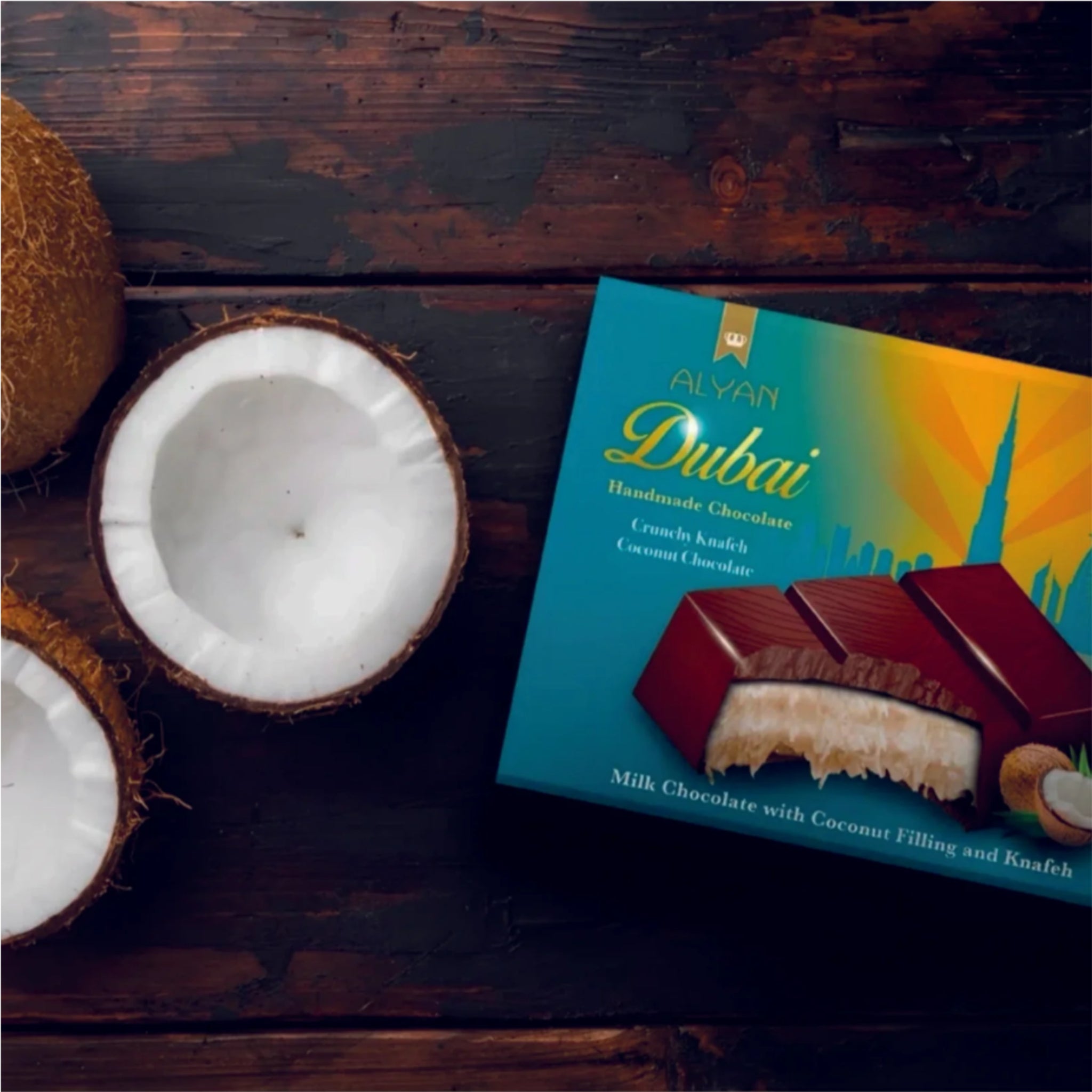 Dubai Schokolade Coconut 12 x 100g