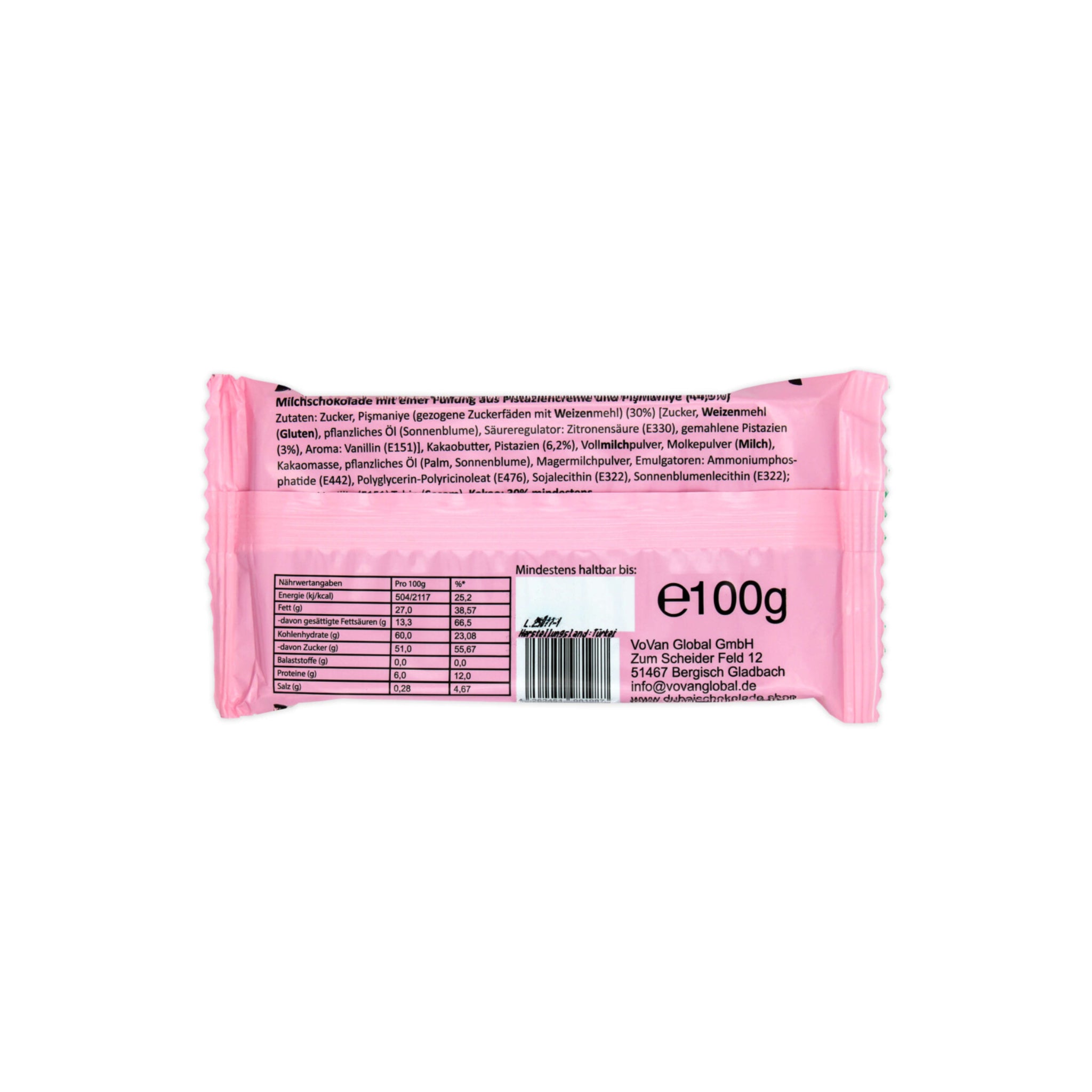 Angel Style Pistachio Cotton Candy Milk Chocolate 100g