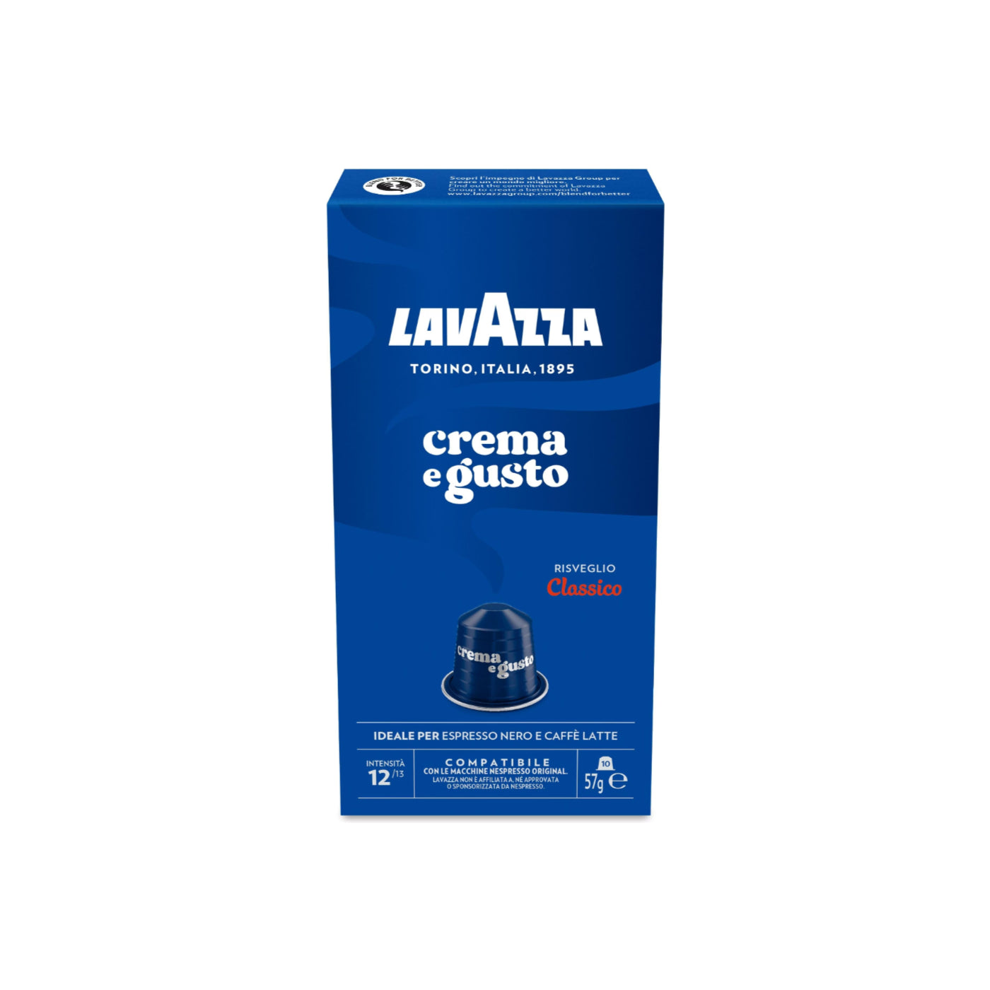 Capsules de café Crema E Gusto Classico, paquet de 10 - 57 g