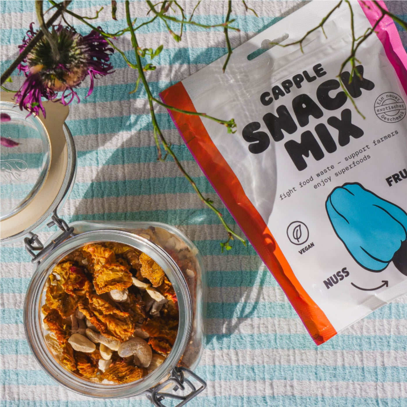Cashewäpfel Snack Mix Bio 100g