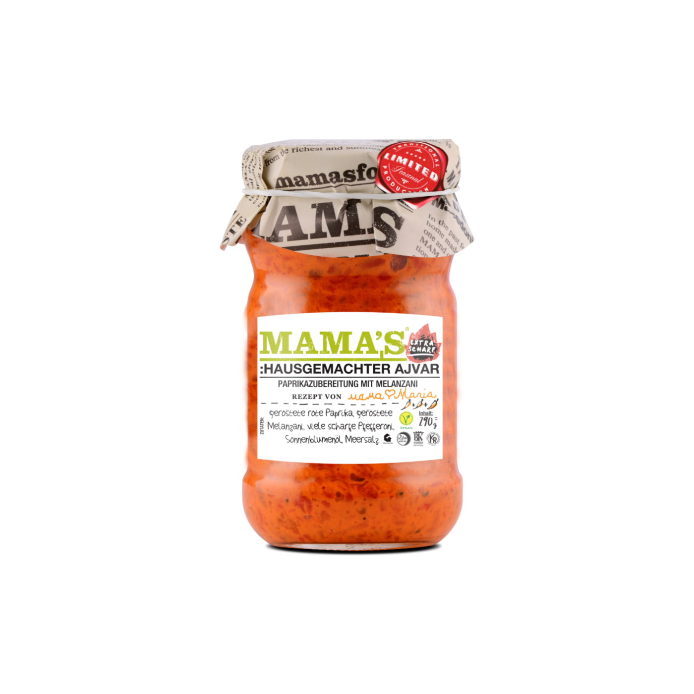 Hausgemachter Ajvar Scharf 290g