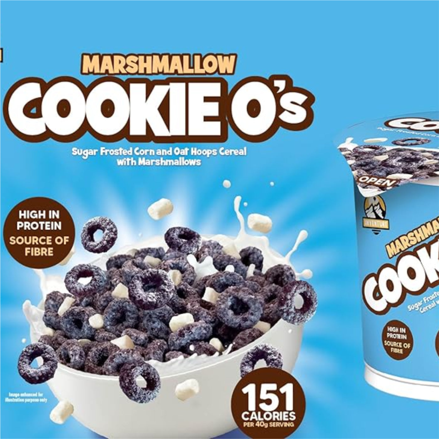 Marshmallow Cookie O's Cup 40g