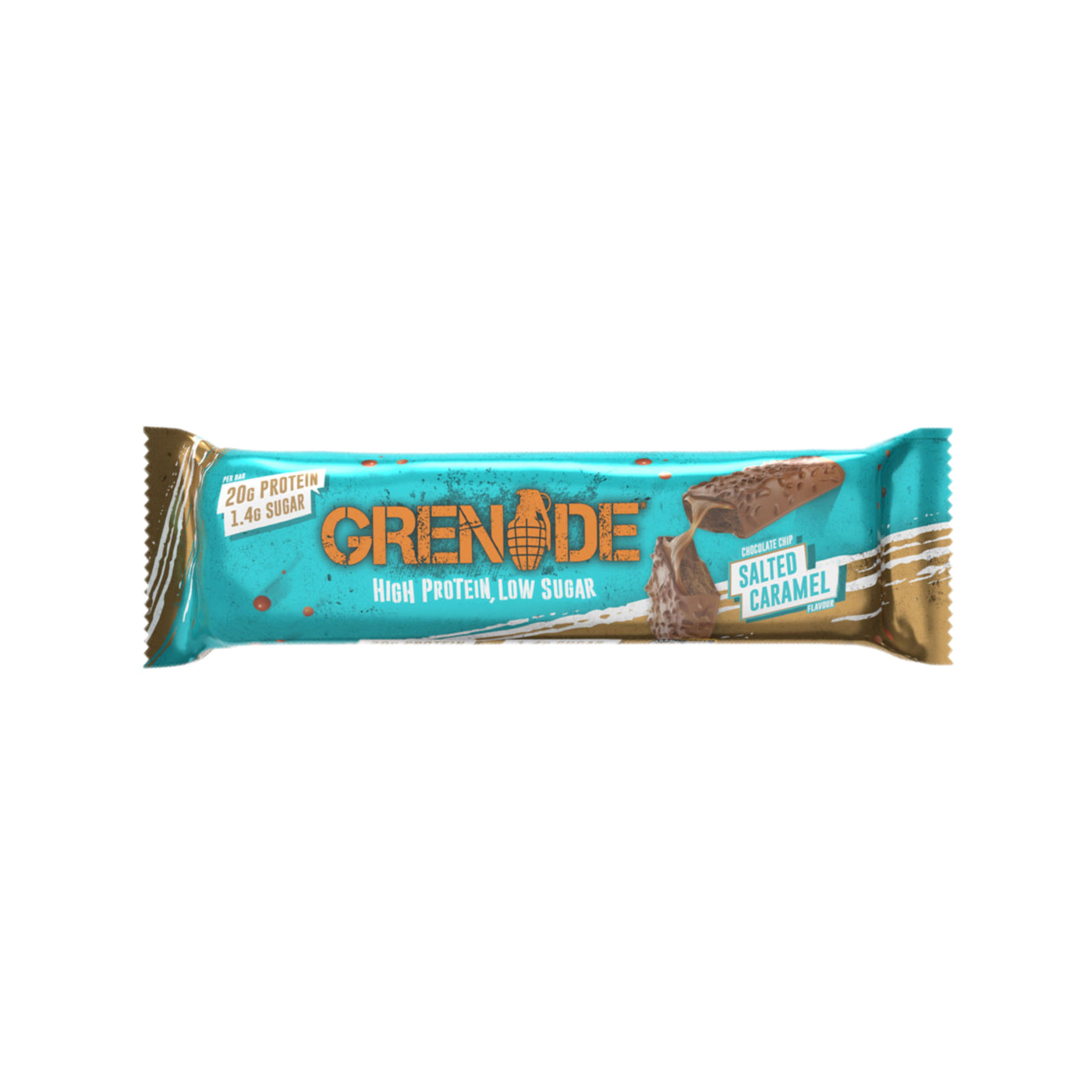 High Protein Riegel - Chocolate Chip Salted Caramel 60g