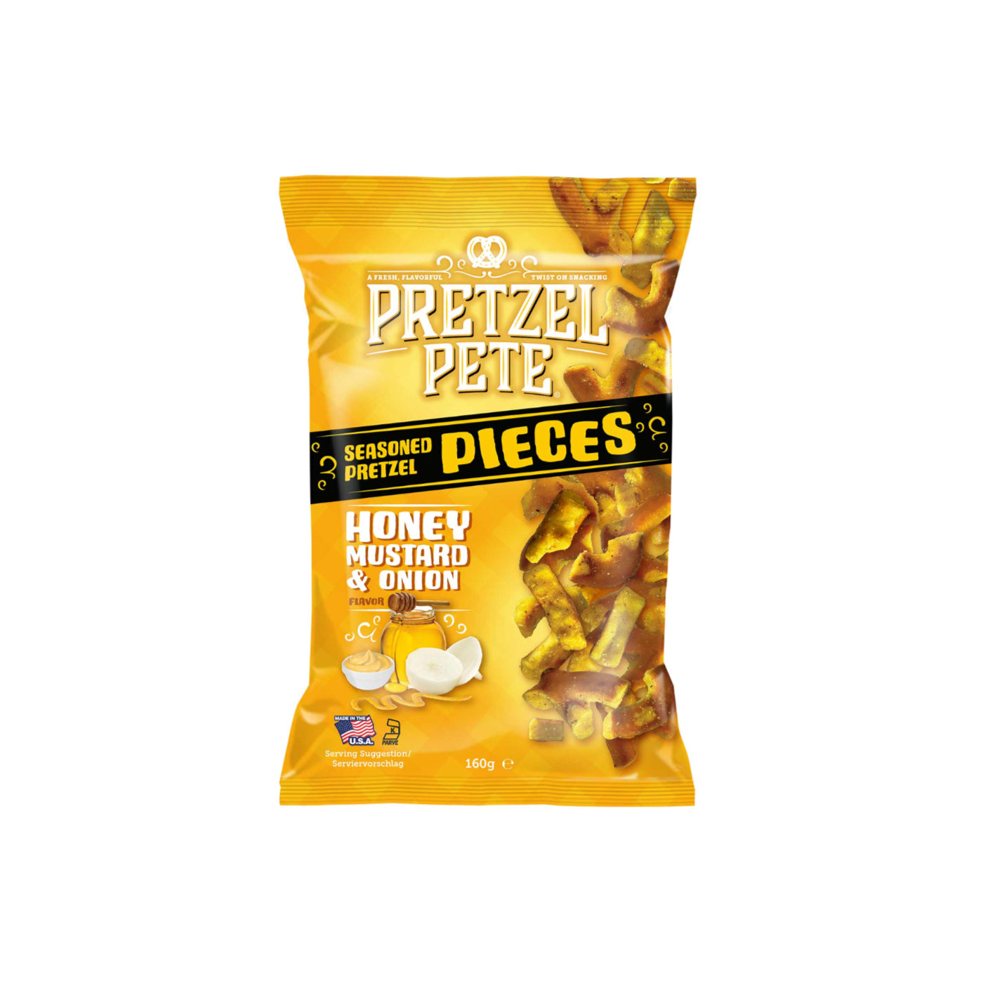 Pretzel Pieces Honey Mustard & Onion 160g