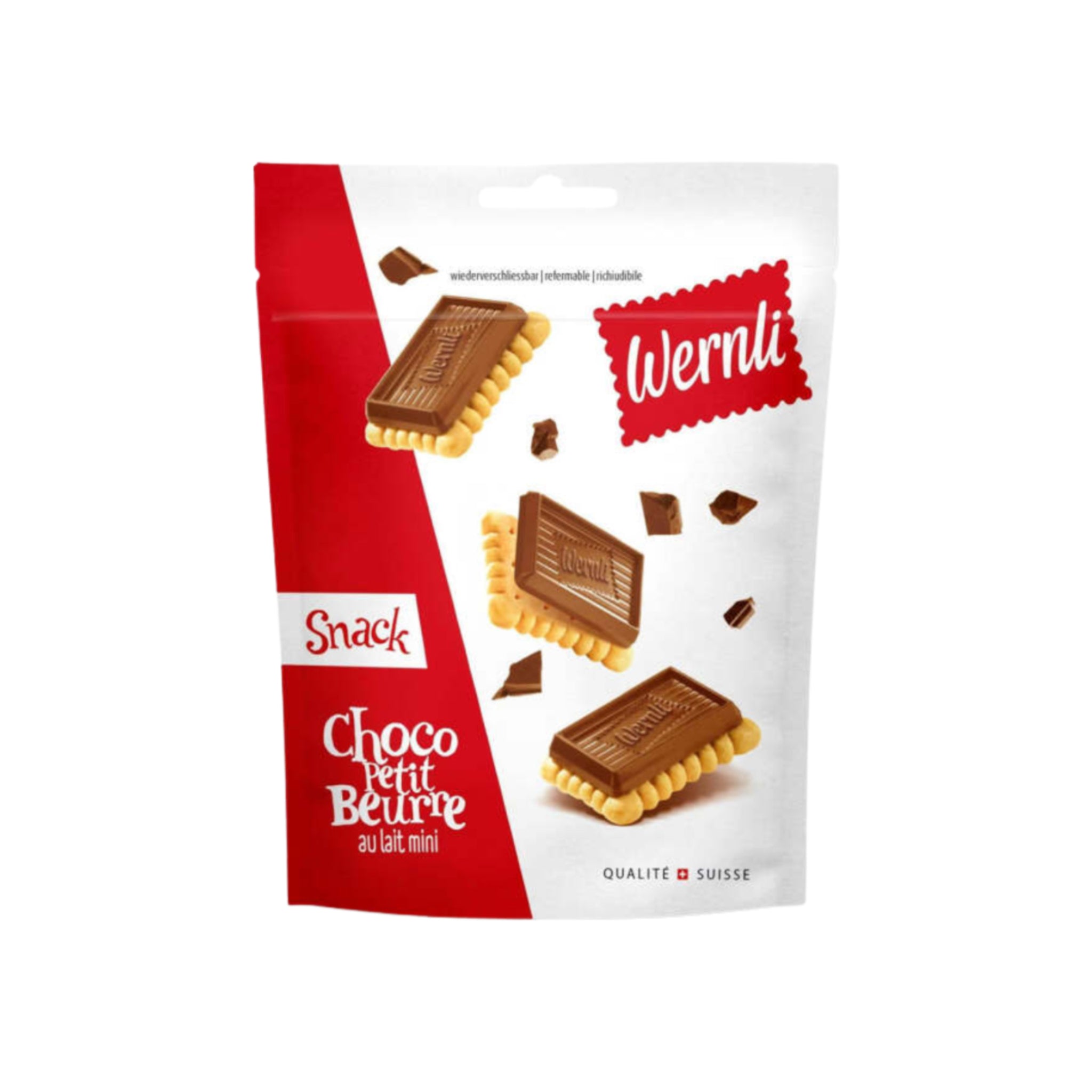 Wernli Choco Petit Beurre Au Lait Mini Snack 80g
