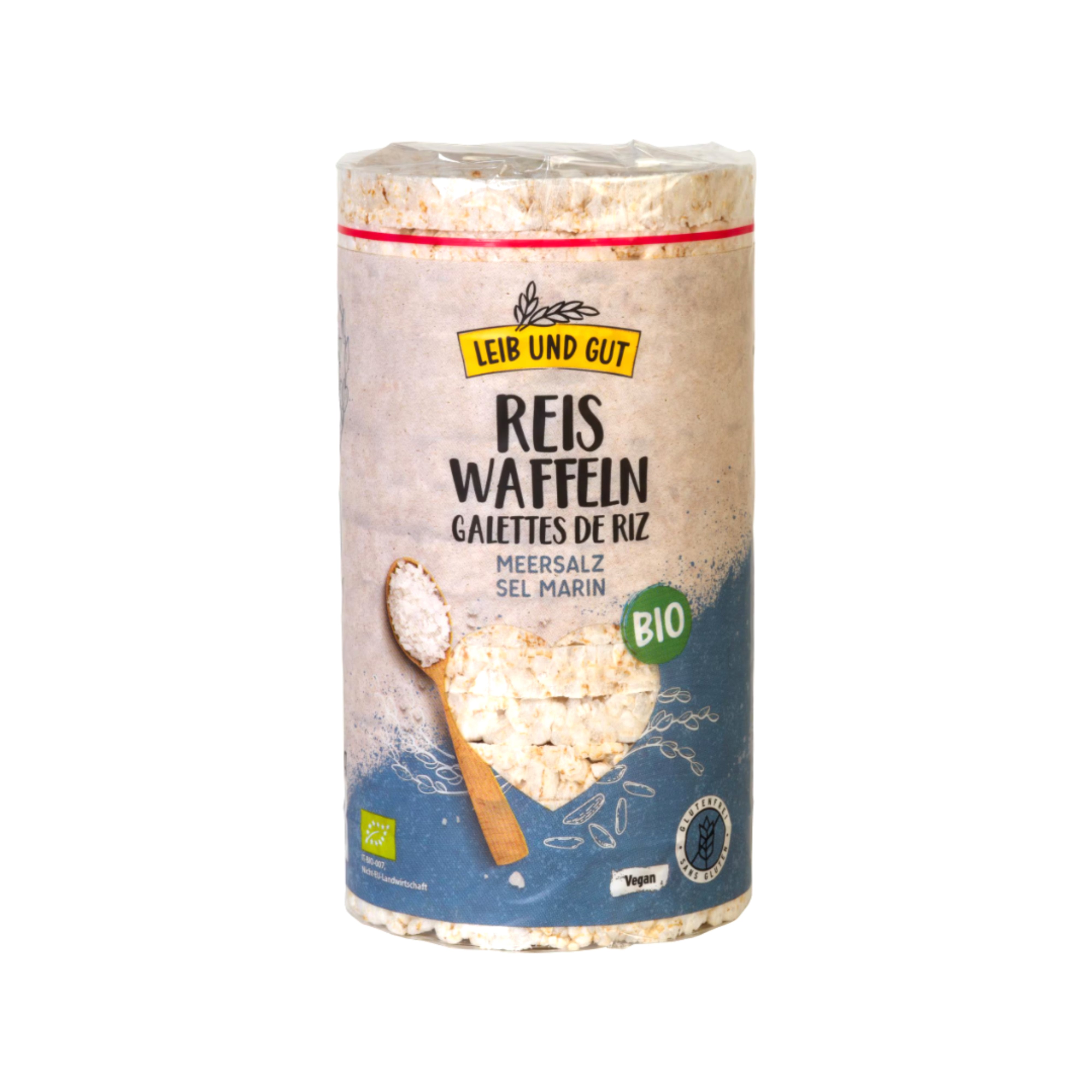 Rice cakes with sea salt organic 100g