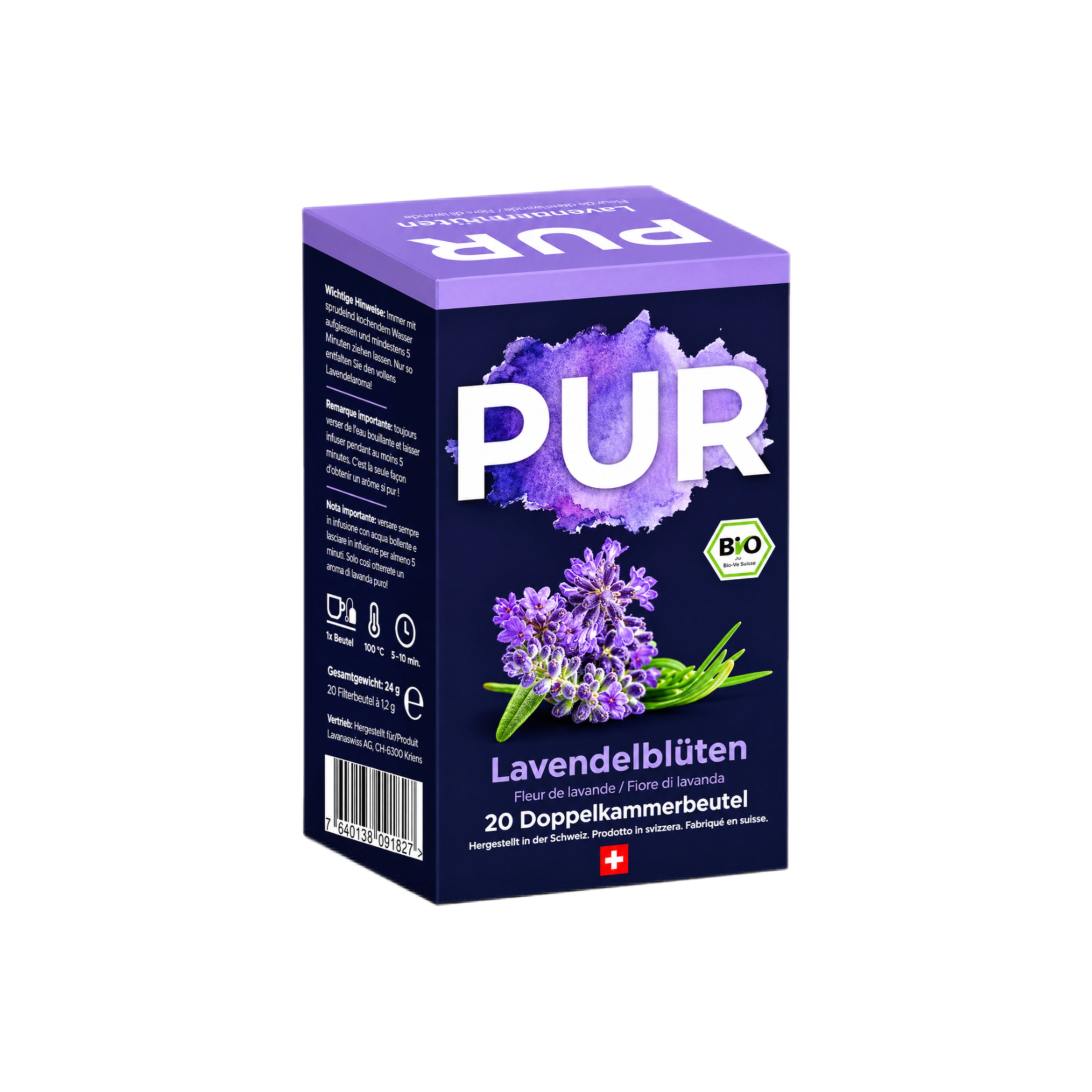 Lavendelblüten Tee Bio - 20 Beutel