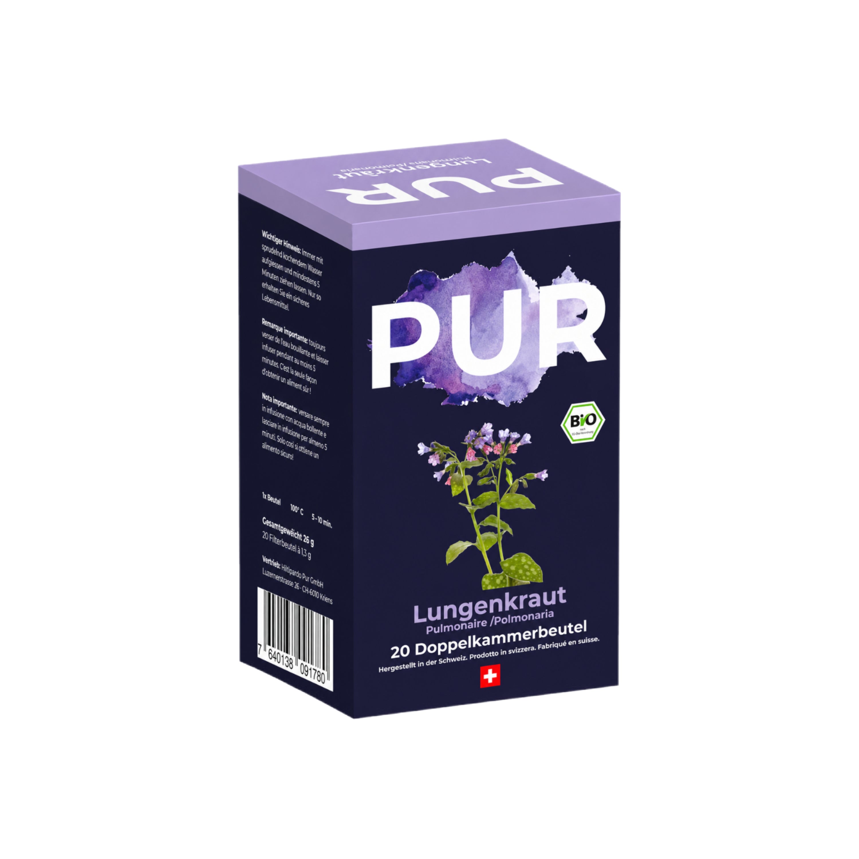 Lungenkraut Tee Bio - 20 Beutel