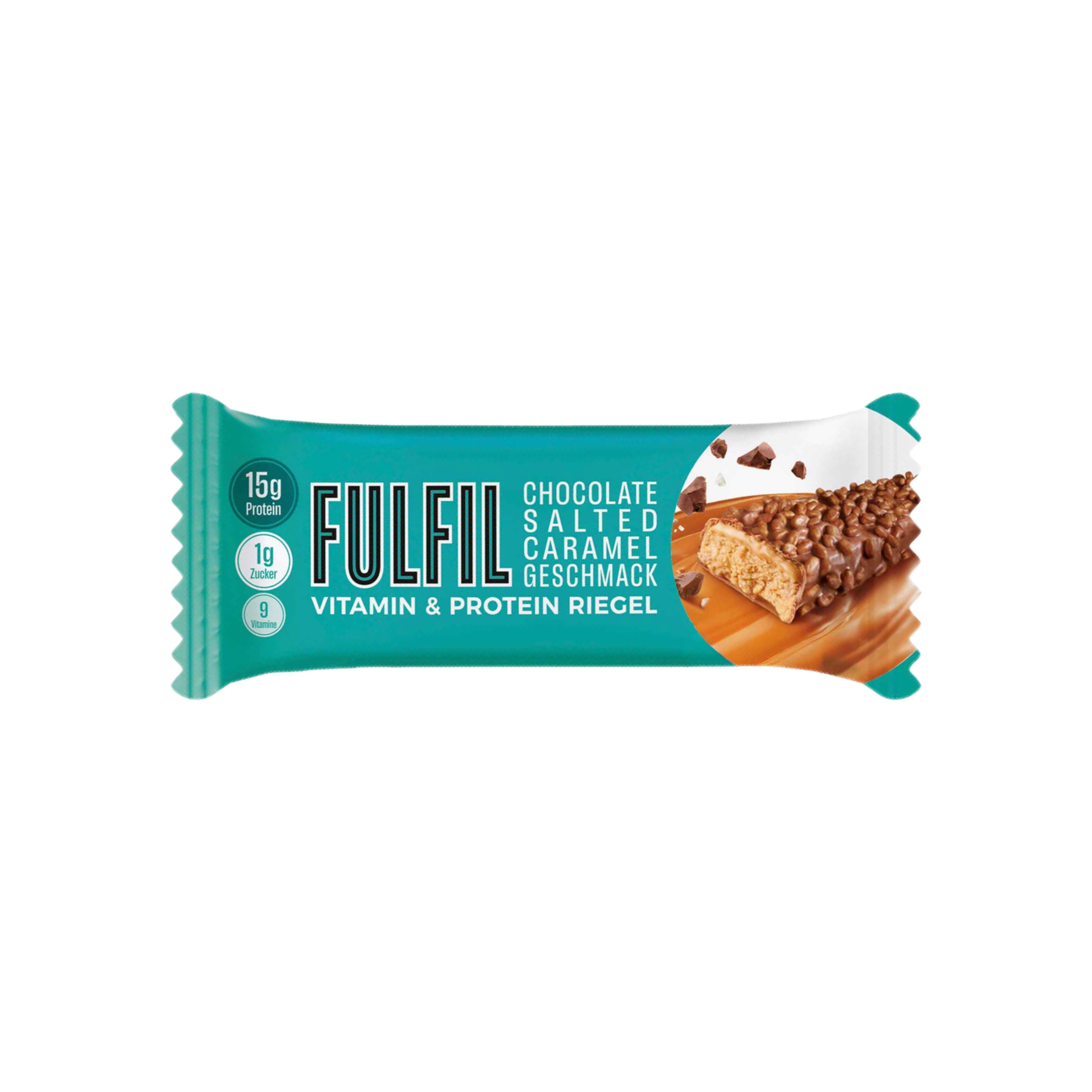 Barre protéinée chocolat caramel salé 55g