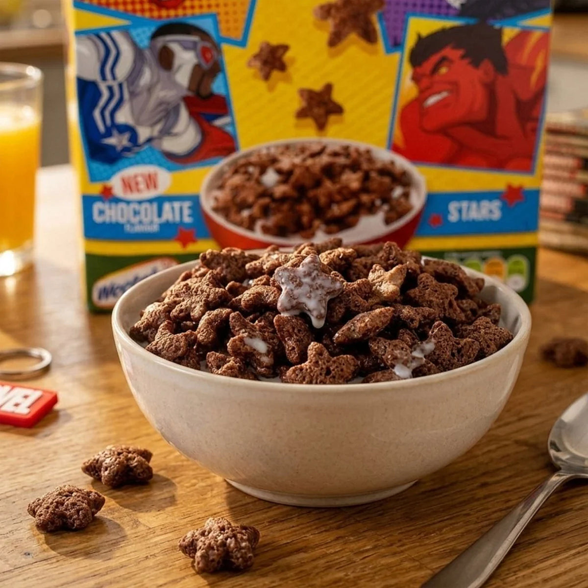 Müesli Marvel Chocolate Stars 375g