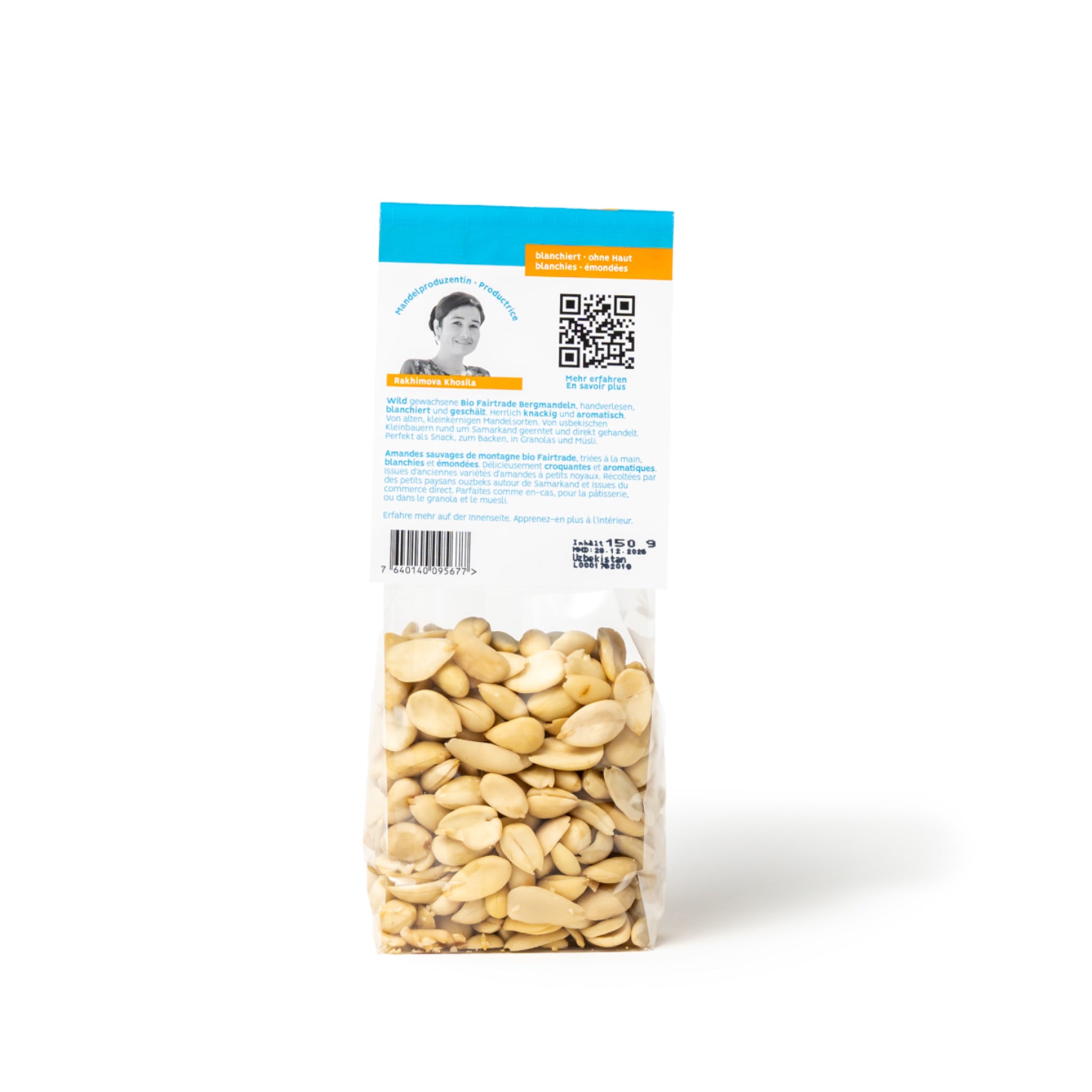 Amandes sauvages de montagne bio et équitables 150g