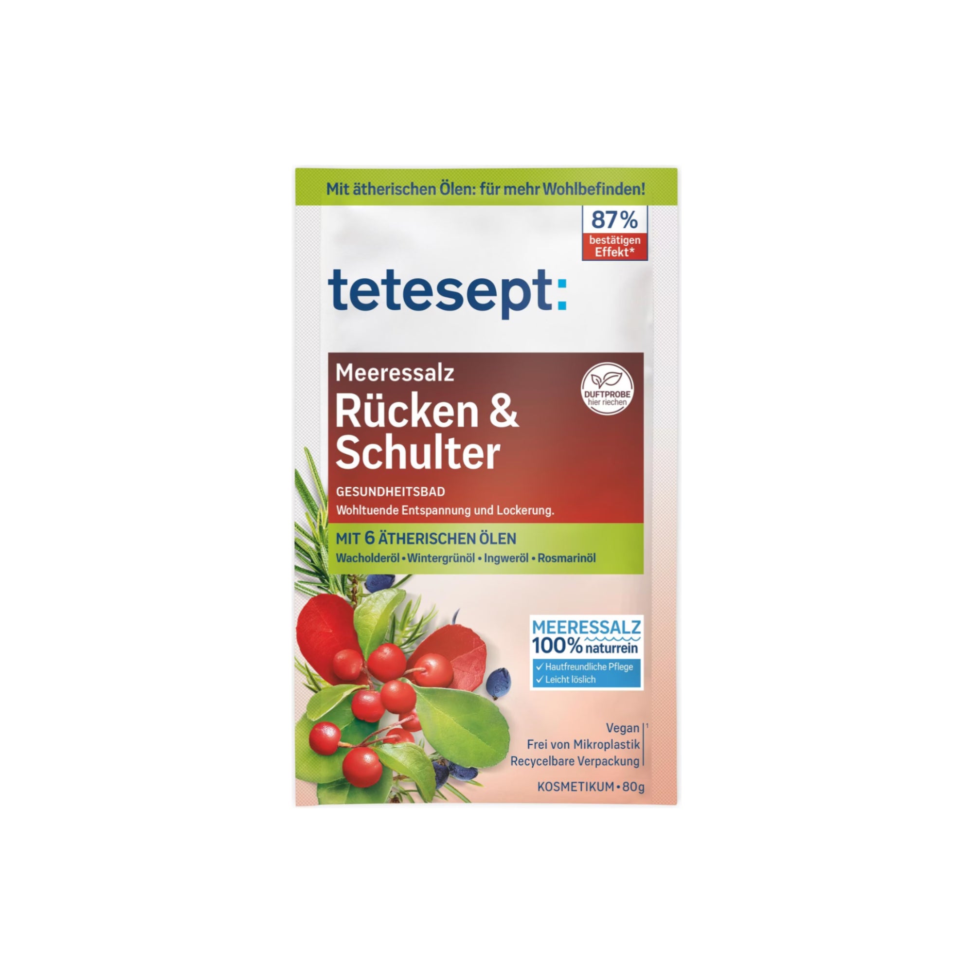 Meeressalz Rücken und Schulter 80g