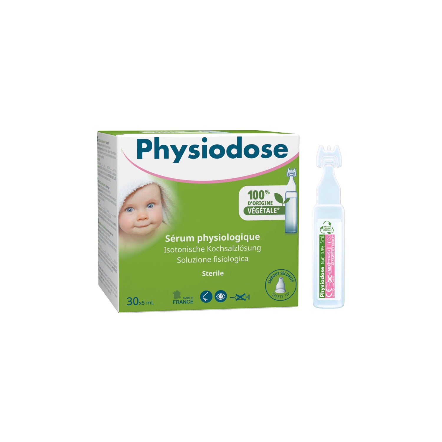 Physiodose Kochsalzlösung Green 30er Packung - 150ml