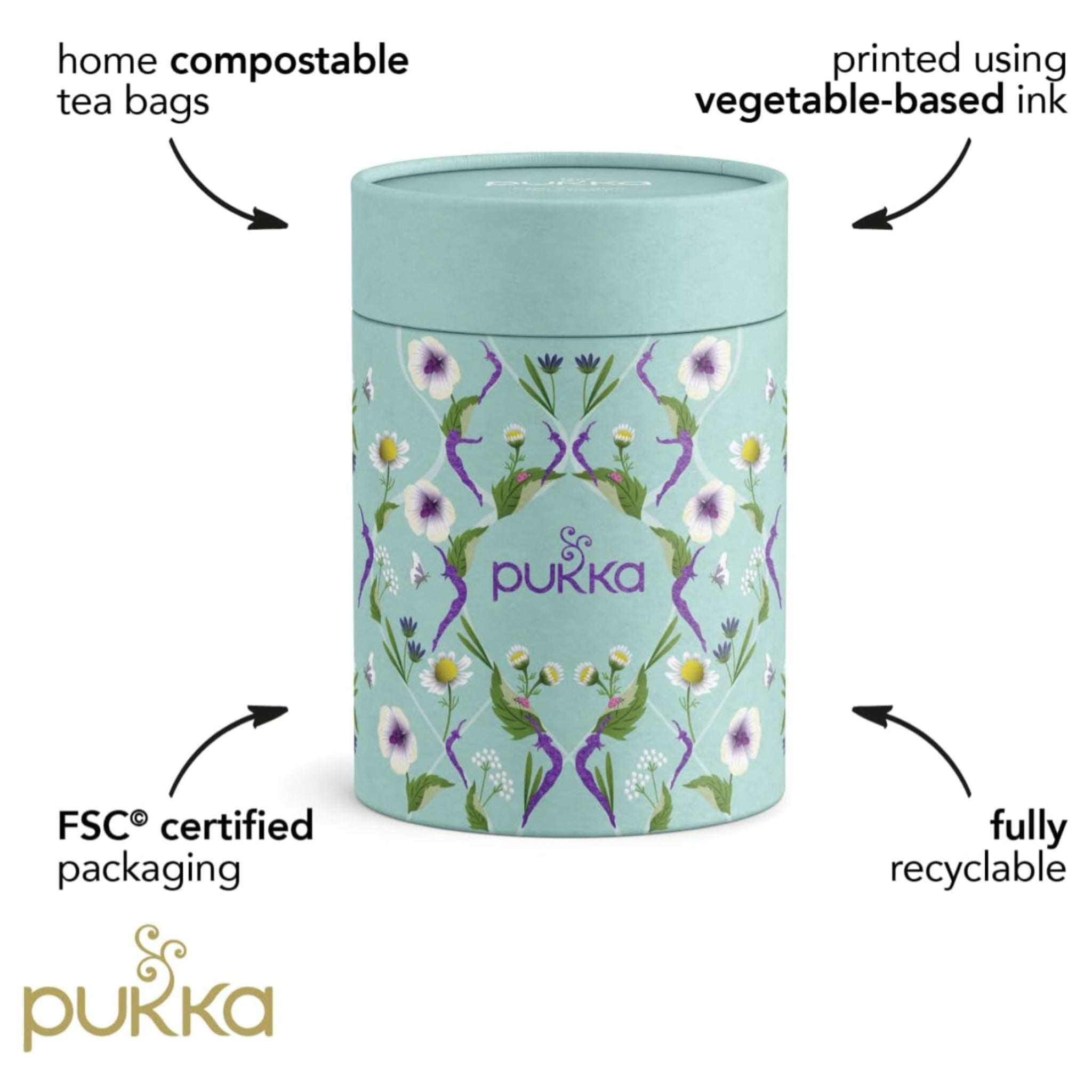 Pukka Tee Calm Favourites Selection Geschenkdose Bio - 30 Beutel