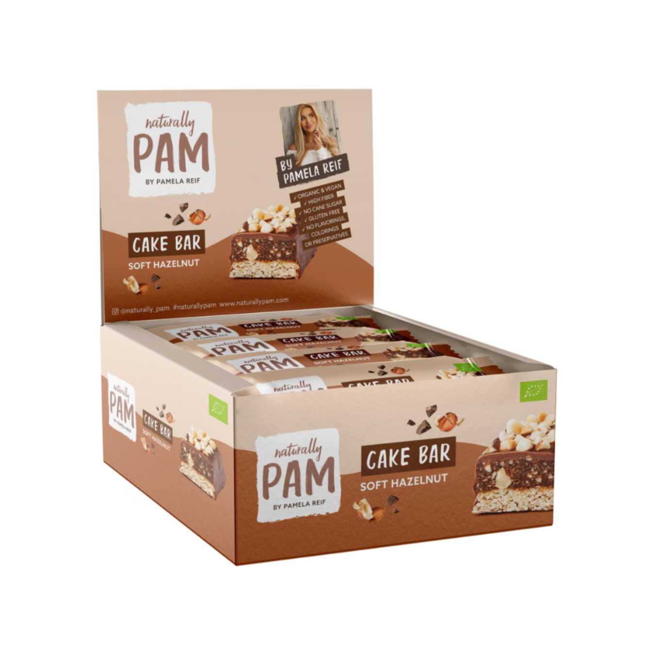 Bar Cake Bar - Soft Hazelnut Organic 12 x 44g
