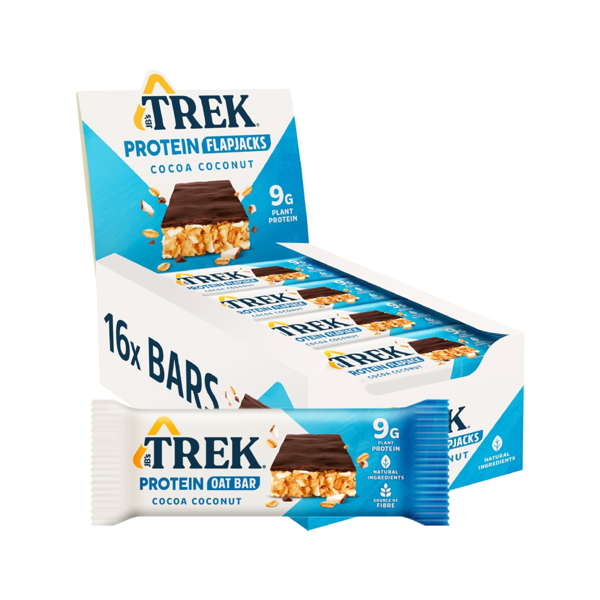 Barre protéinée cacao-noix de coco 16 x 50 g
