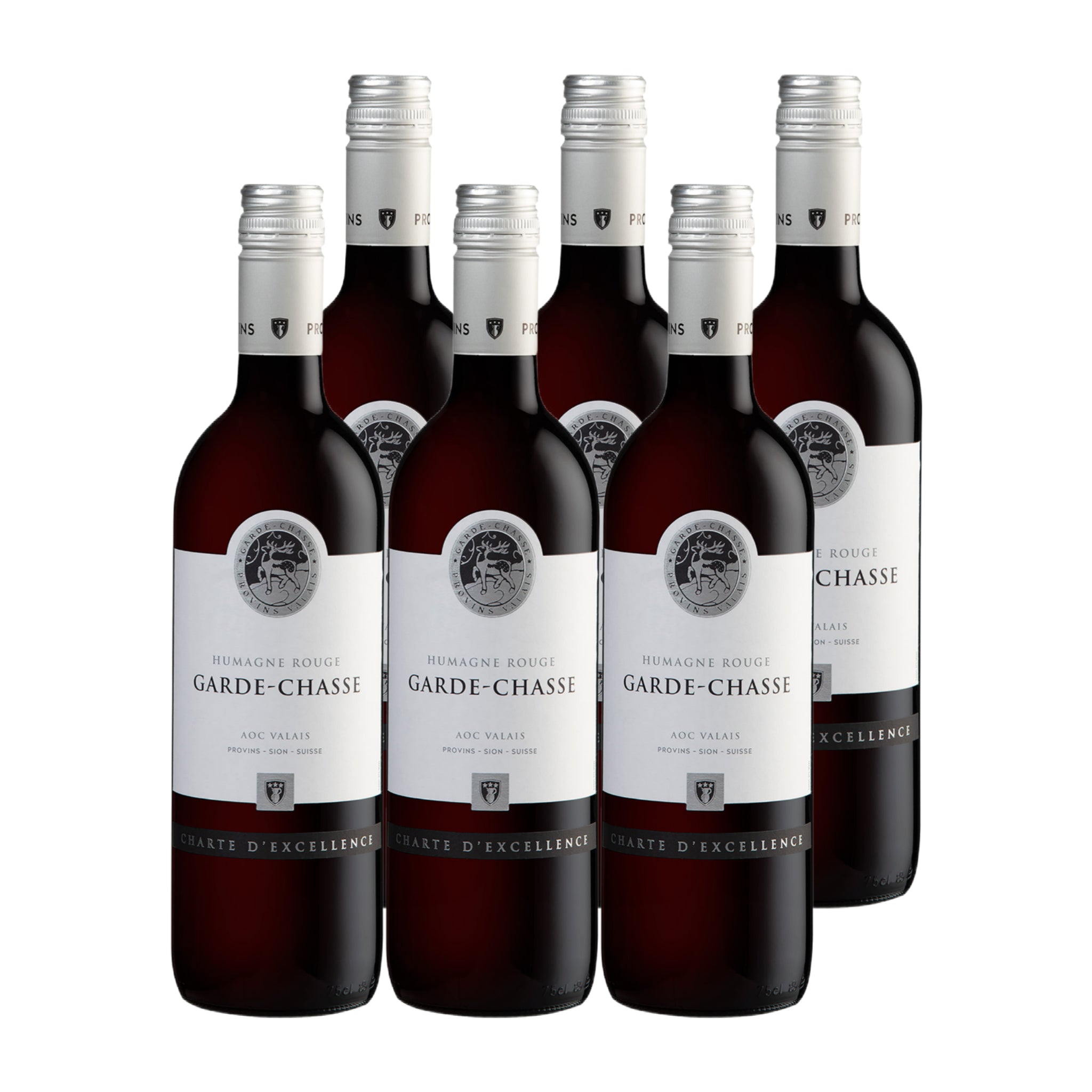 Rotwein Humagne Rouge Garde-Chasse 2021 AOC Valais - 6 x 750ml