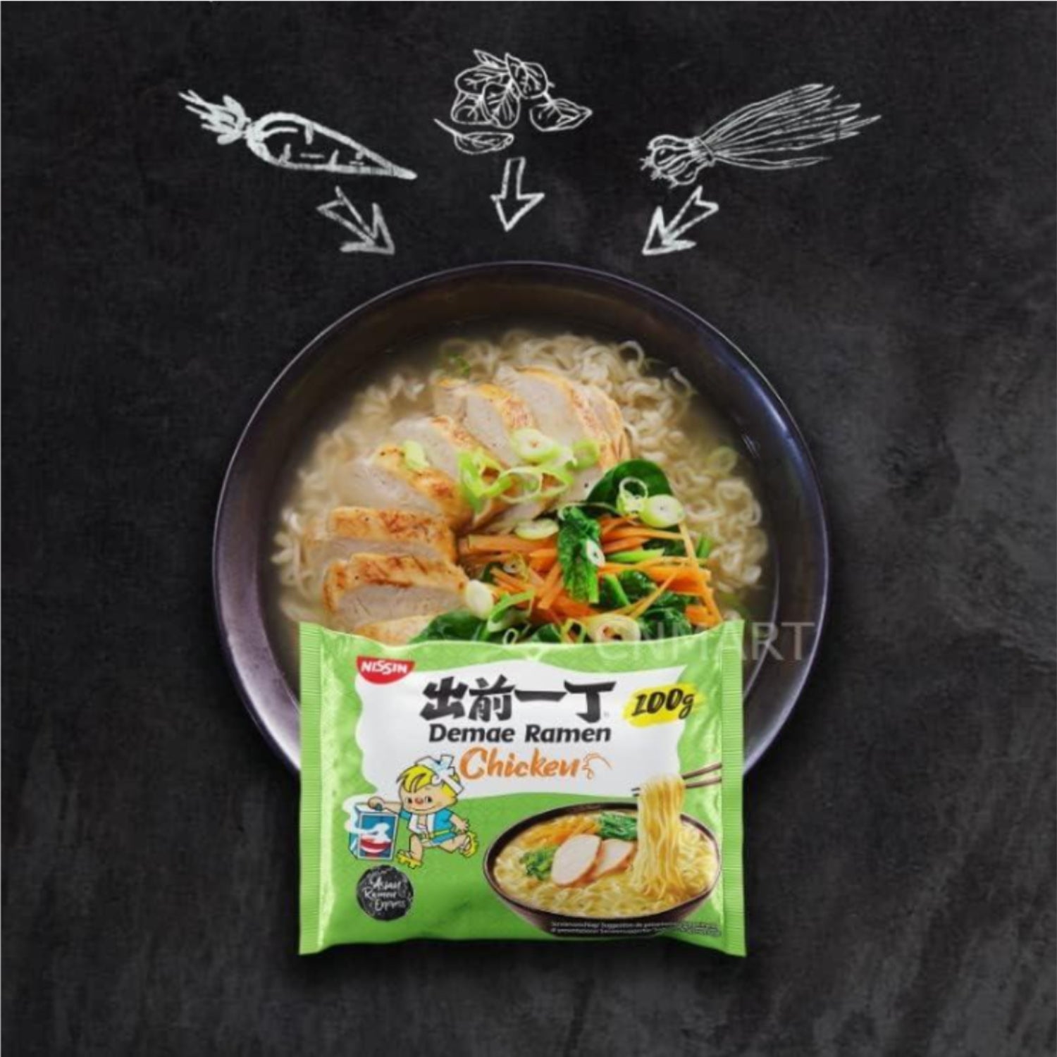 Demae Ramen Chicken 6 x 100g