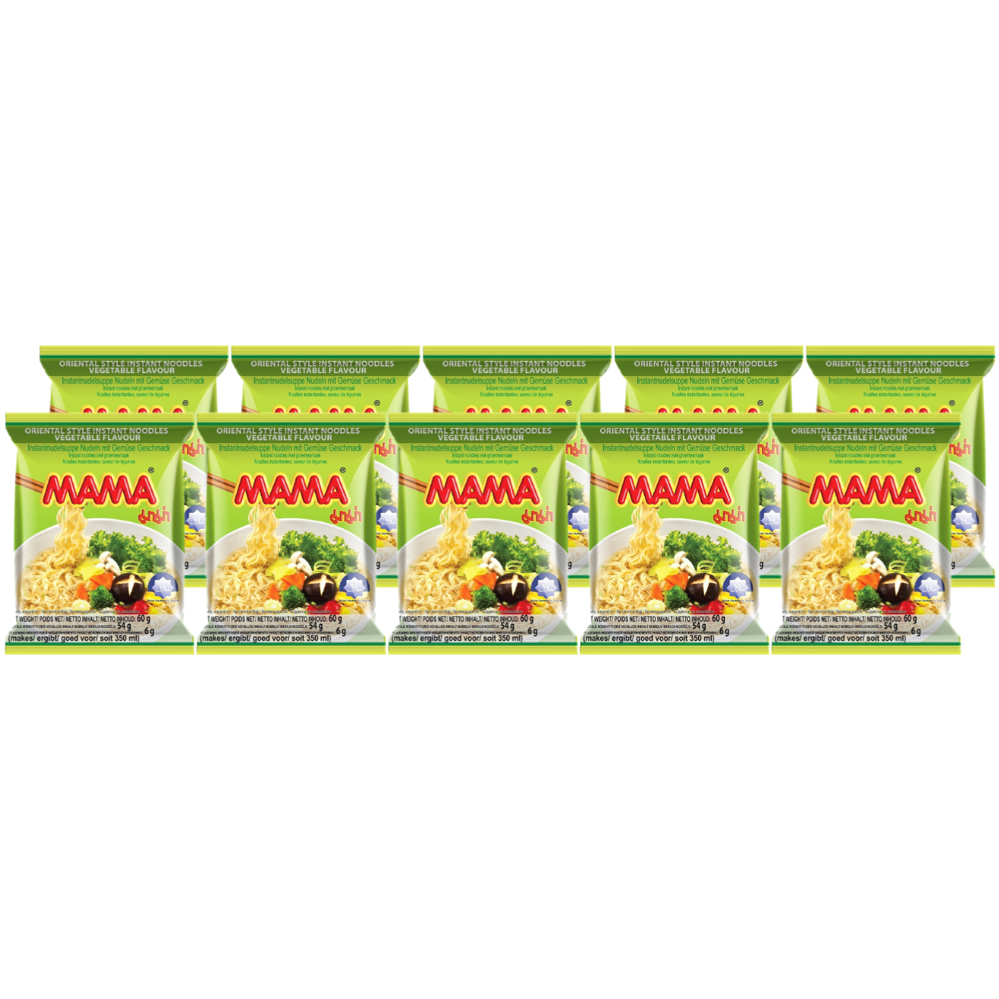 Instant-Nudeln mit Gemüse 10 x 60g