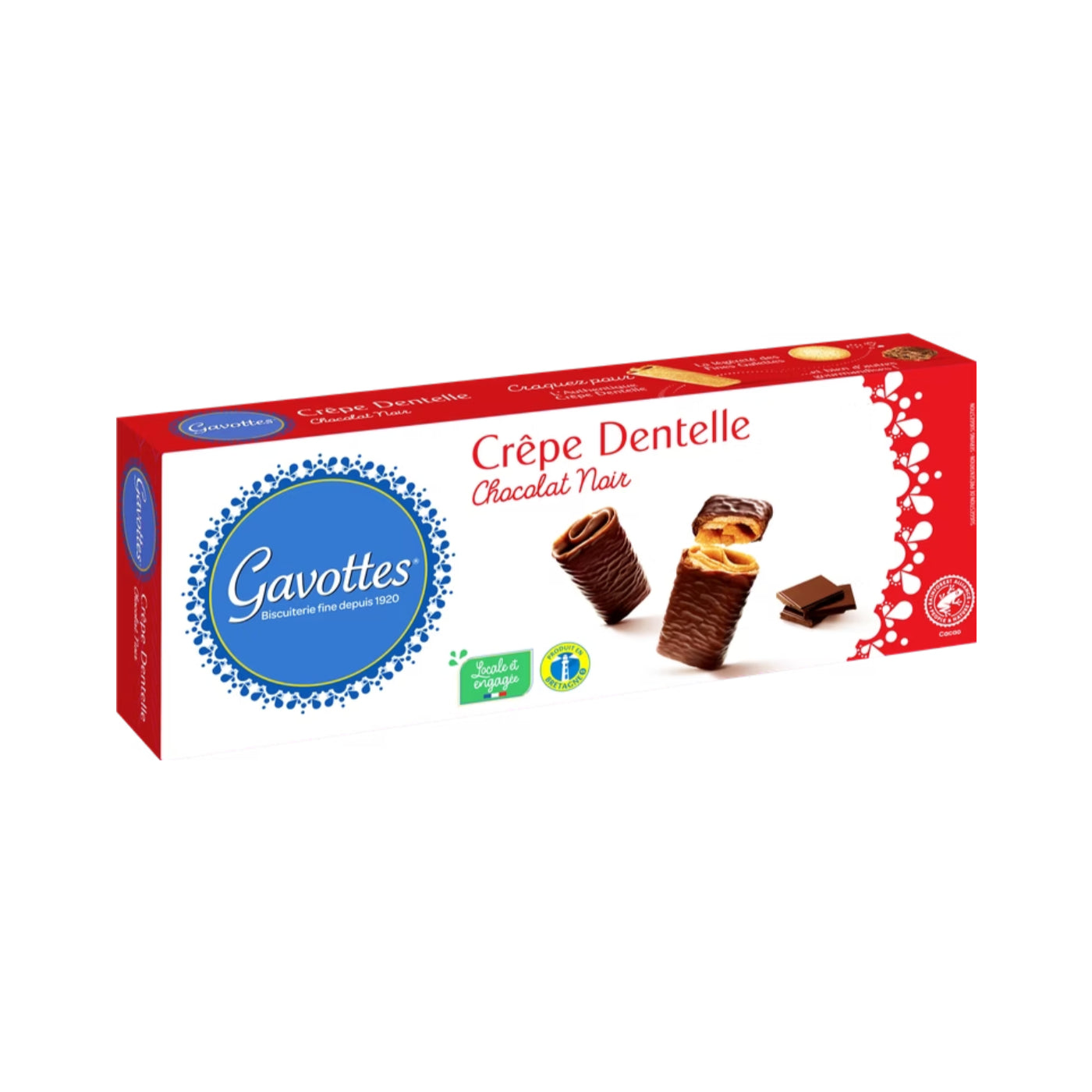 Crêpes Chocolate Noir Waffelröllchen 90g