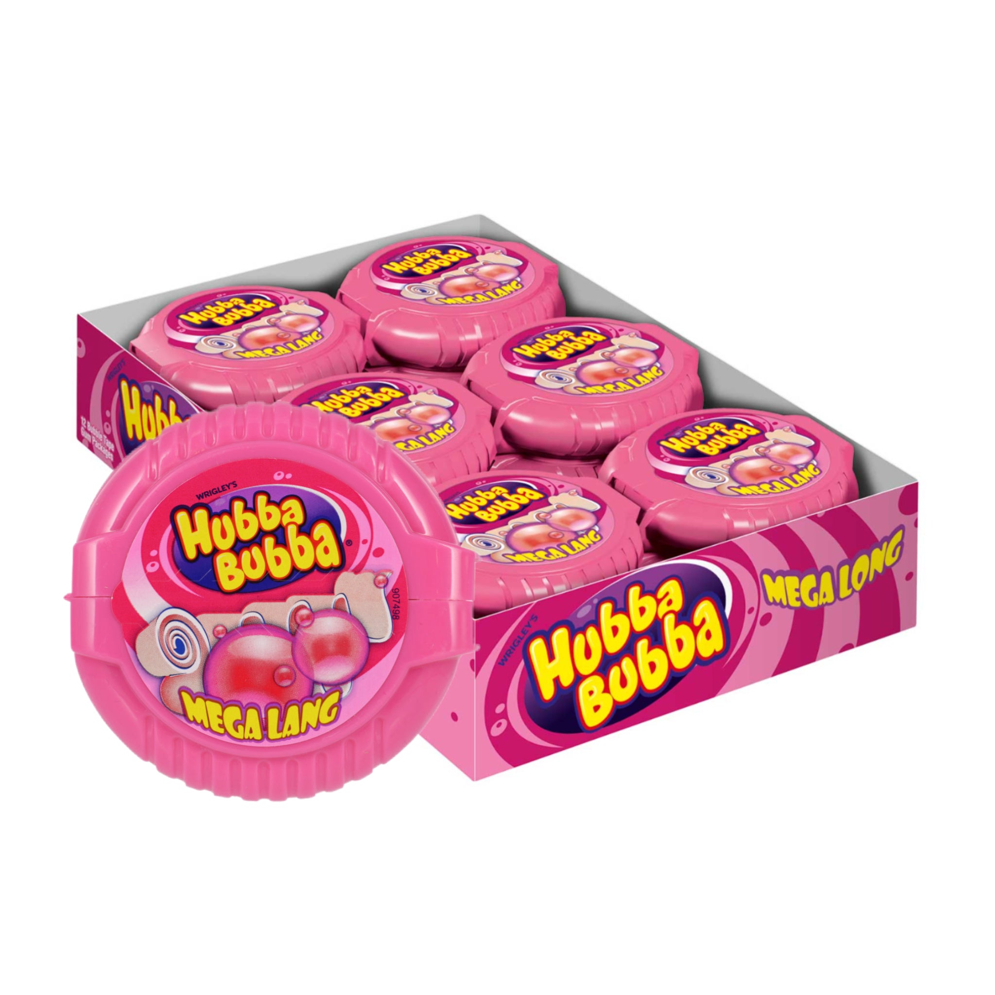 Hubba Bubba® Bubble Tape Fancy Fruit Kaugummi 12 x 56g