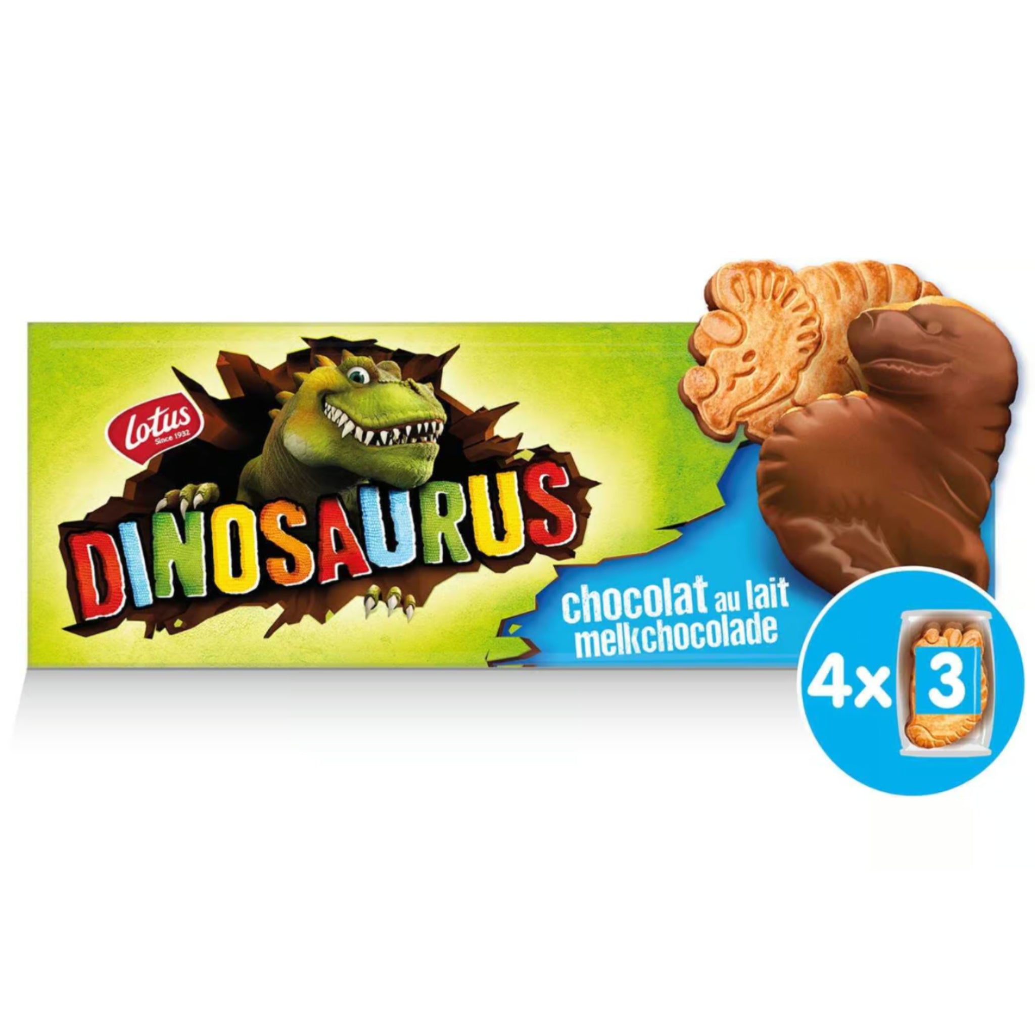 Dinosaur milk chocolate biscuits 225 g