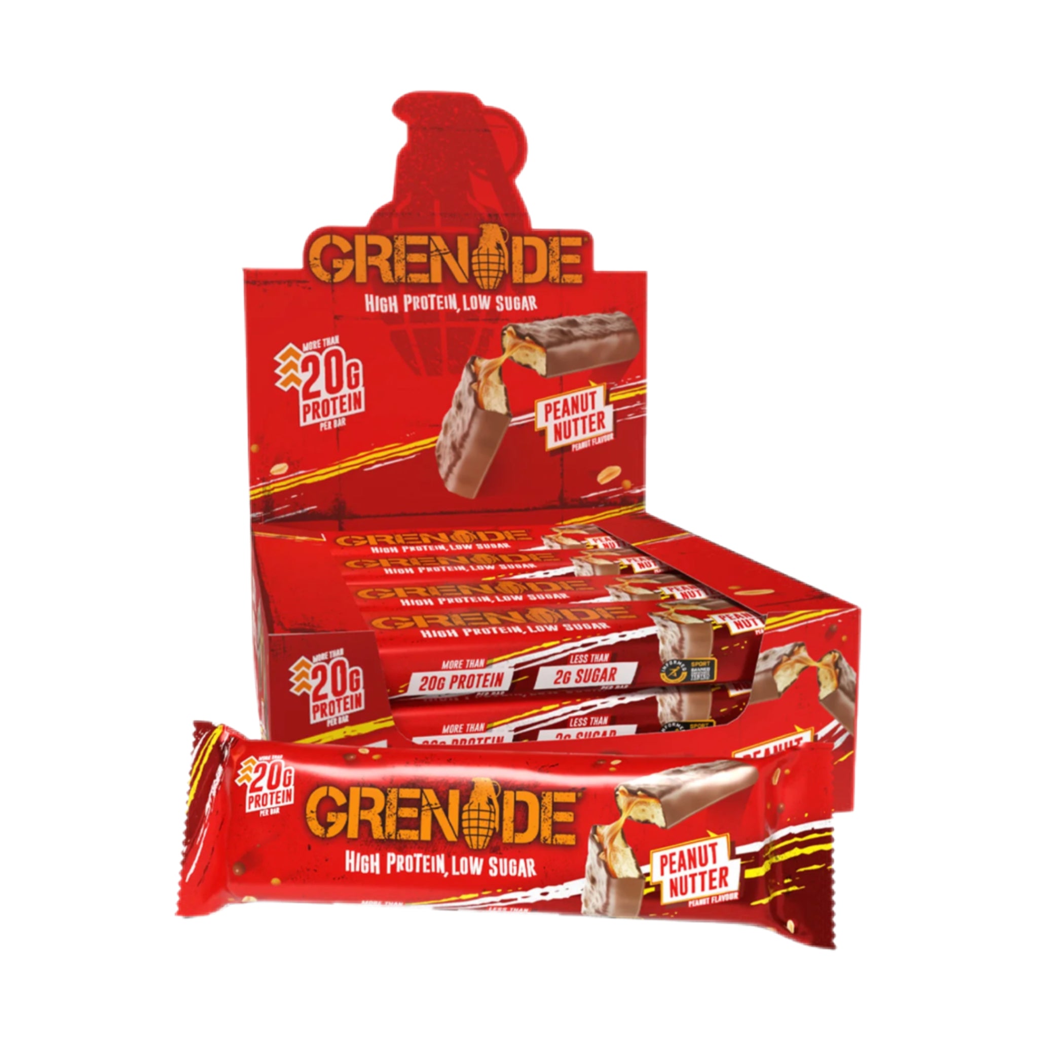 Riegel High Protein Low Sugar - Peanut Nutter 12 x 60g