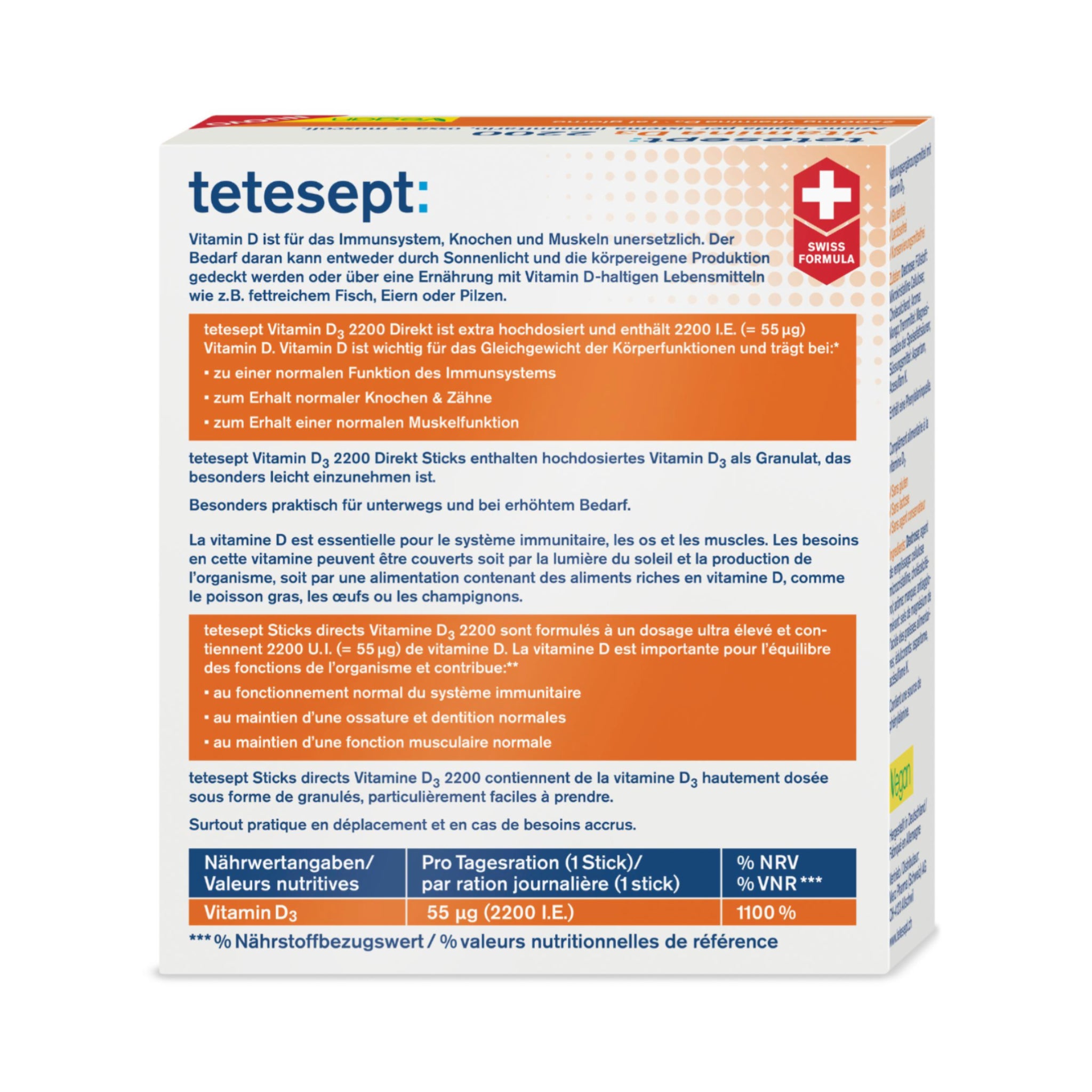 Vitamin D3 Direkt - 20 Sticks