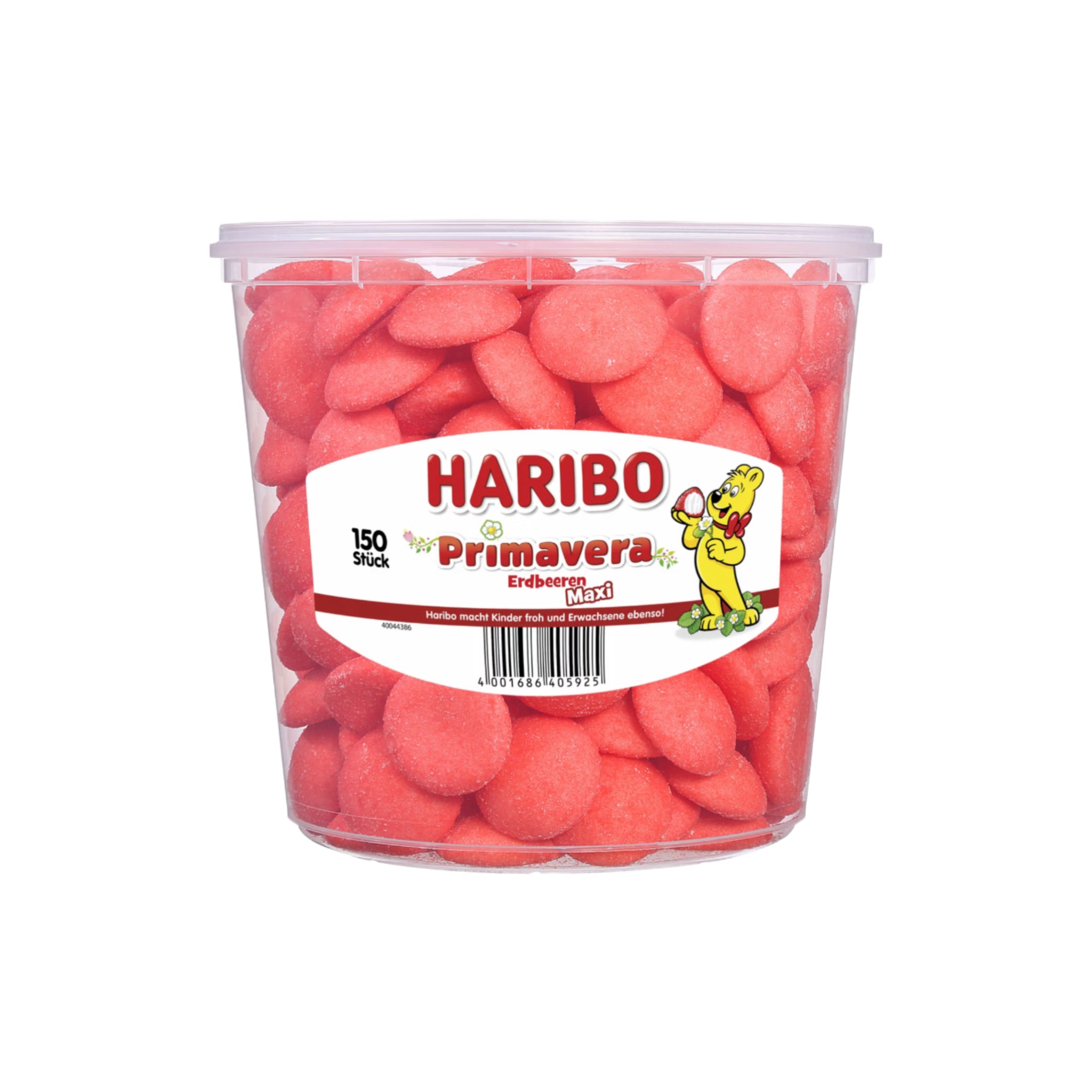 Haribo Primavera Erdbeeren - 150 Stk. - 1050g