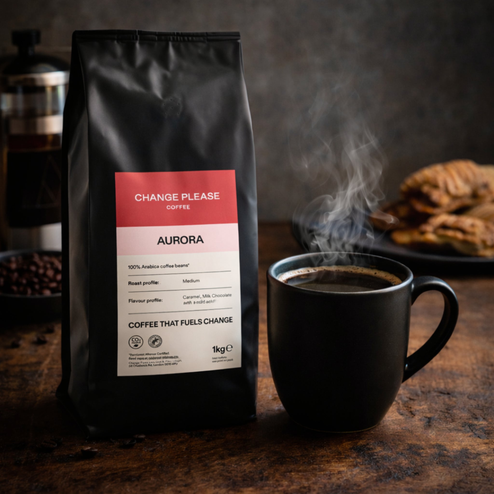 Kaffeebohnen Aurora - 100% Arabica Coffee 1kg