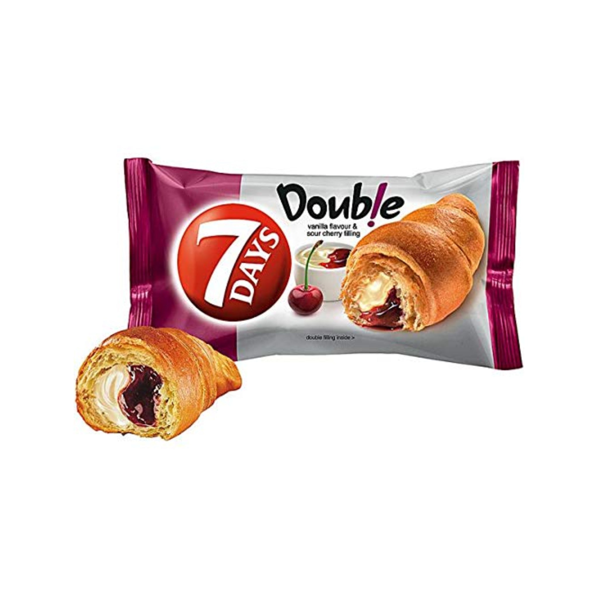 Croissants Vanilla-Sauerkirsche 4er Pack - 240g