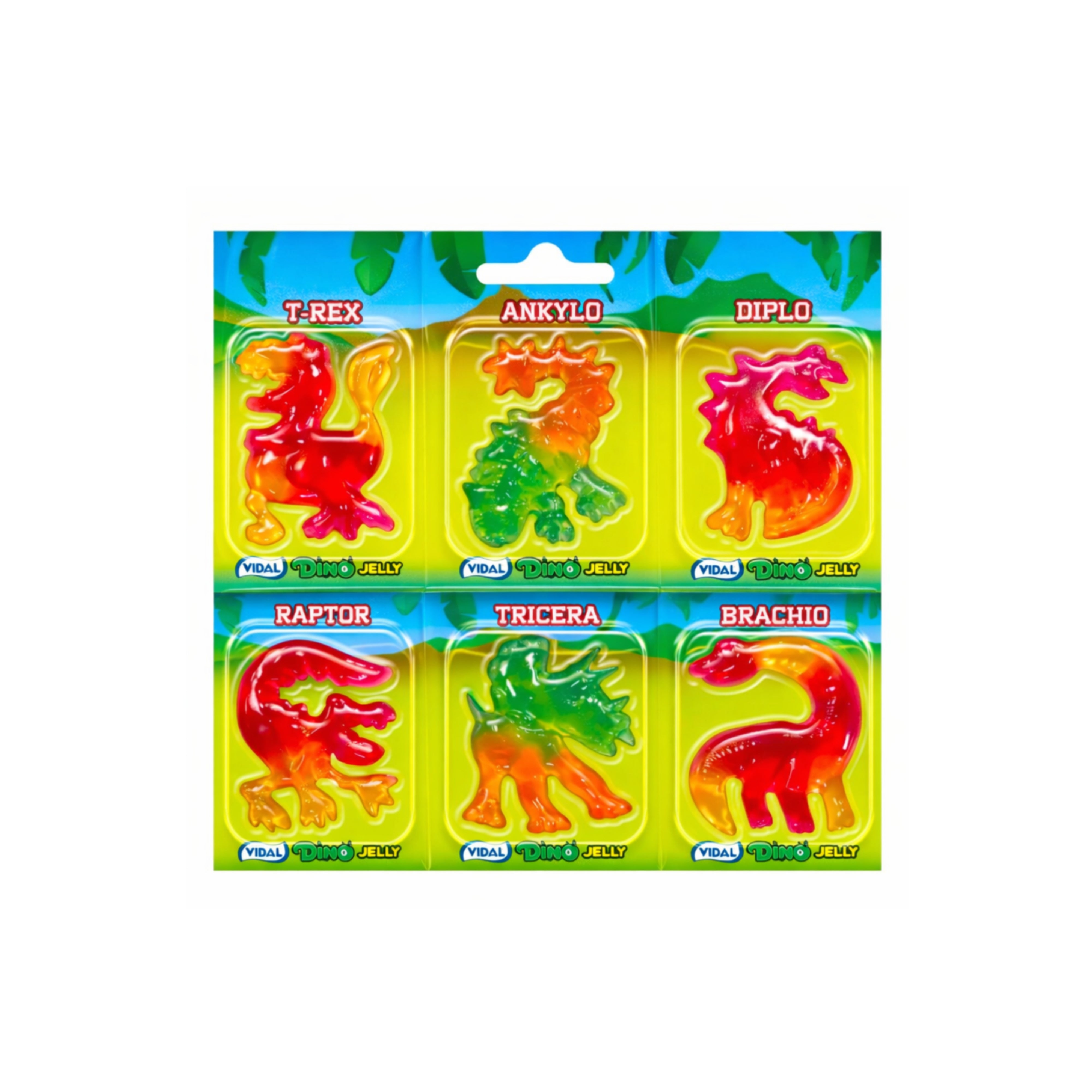Dino Jelly Sweets 6-Pack - 66g