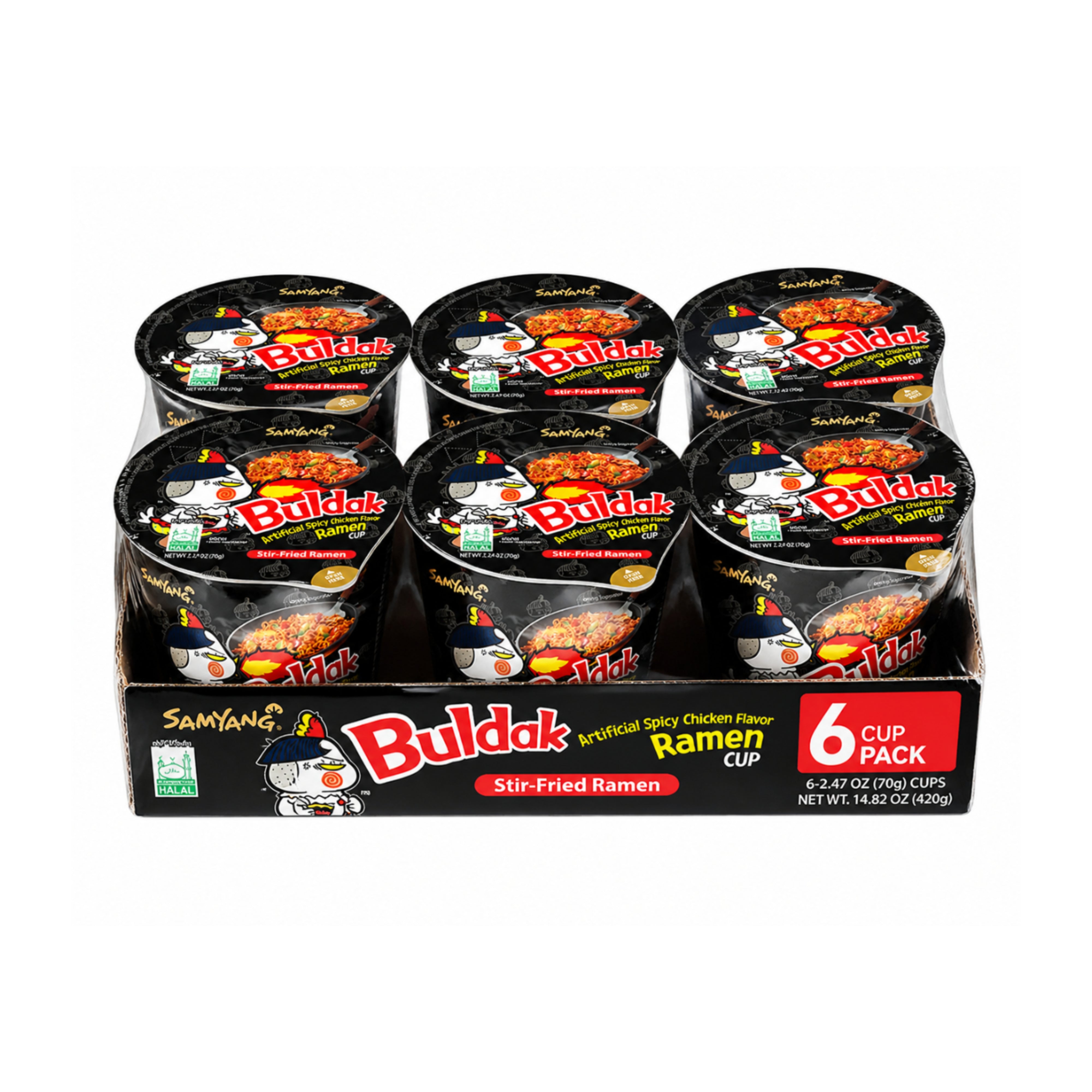 Ramen - Buldak Hot Chicken Original Cup 6 x 70g