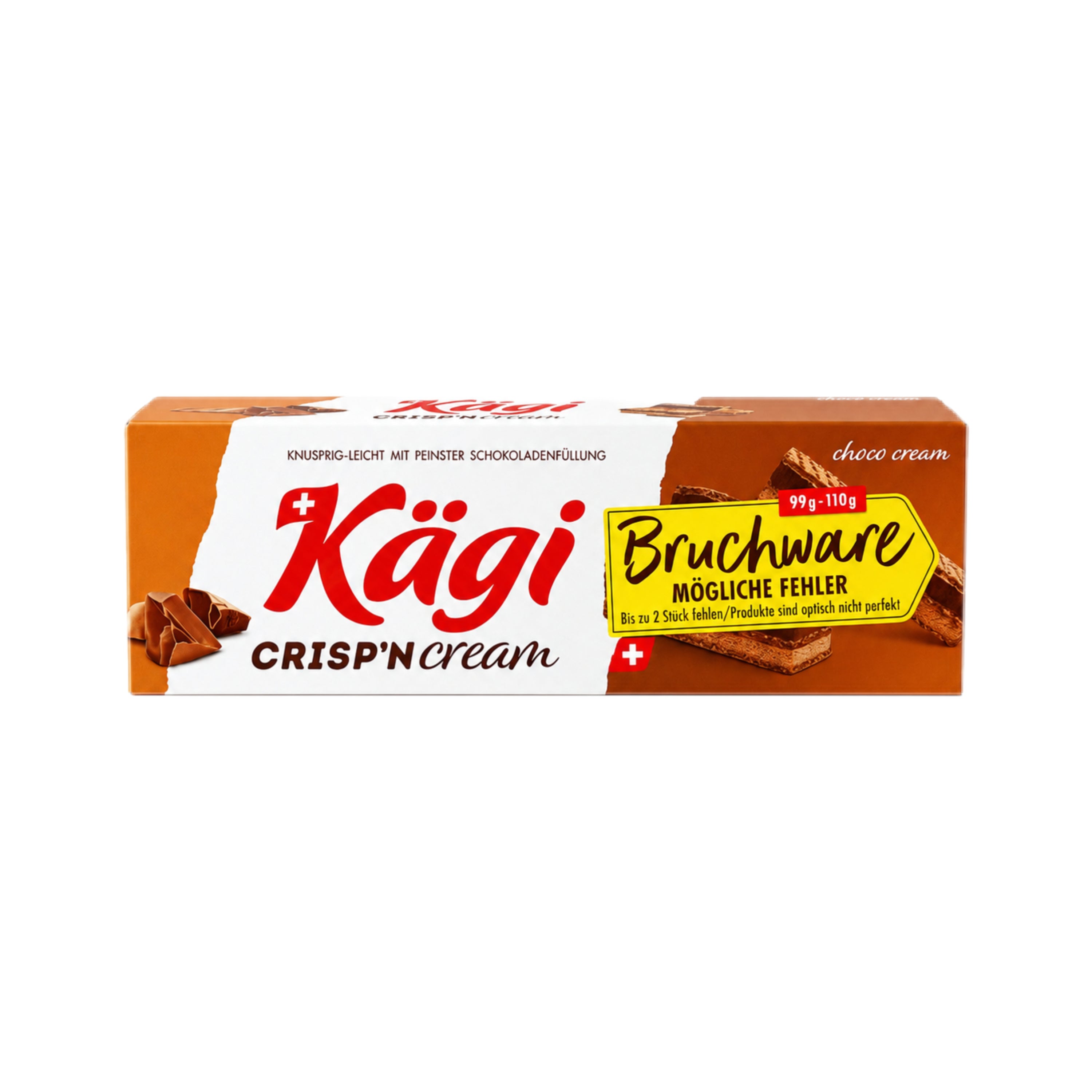 Kägi Crisp'n Cream - Choco Cream 110g