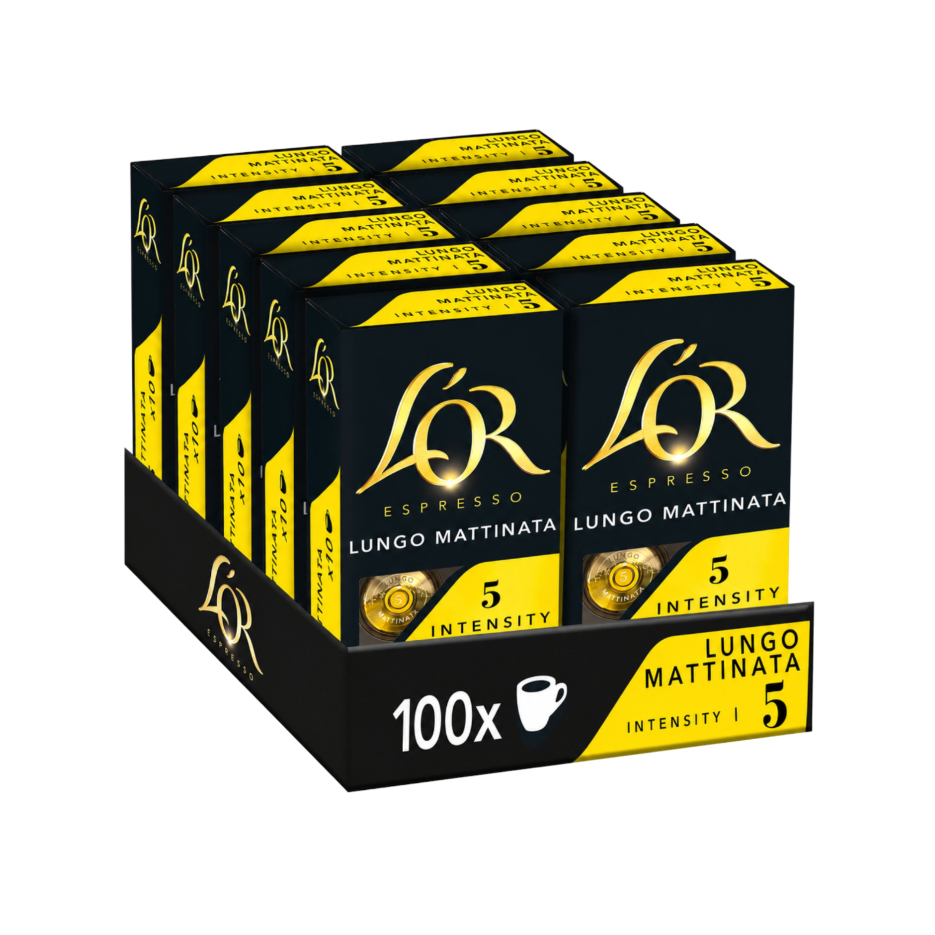 Capsules de café L'OR Espresso Lungo Mattinata - lot de 10